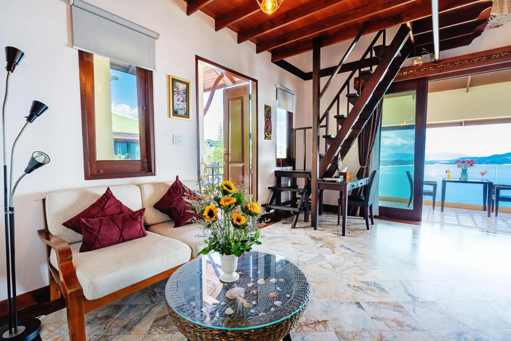 Living room in Sandalwood Luxury Villa Resort