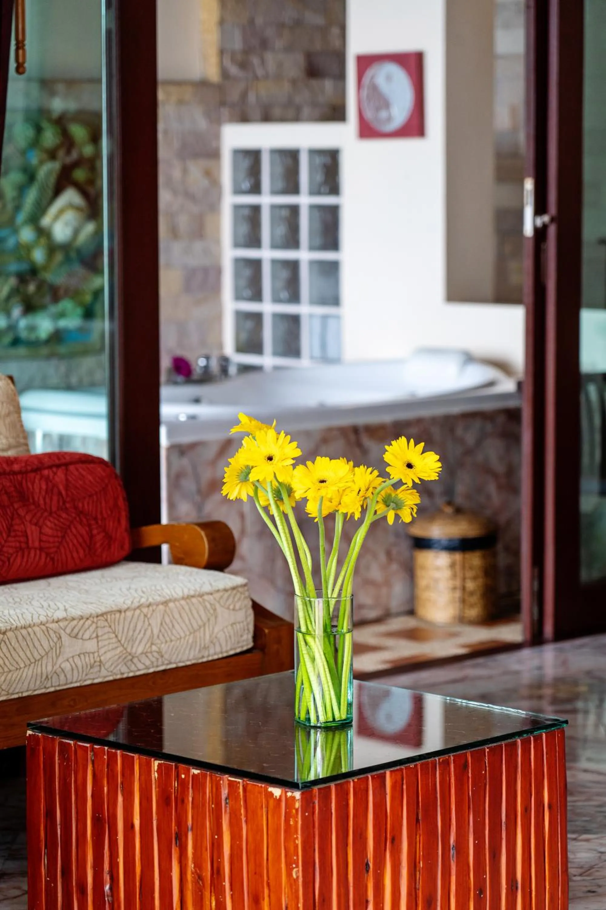 Living room in Sandalwood Luxury Villa Resort