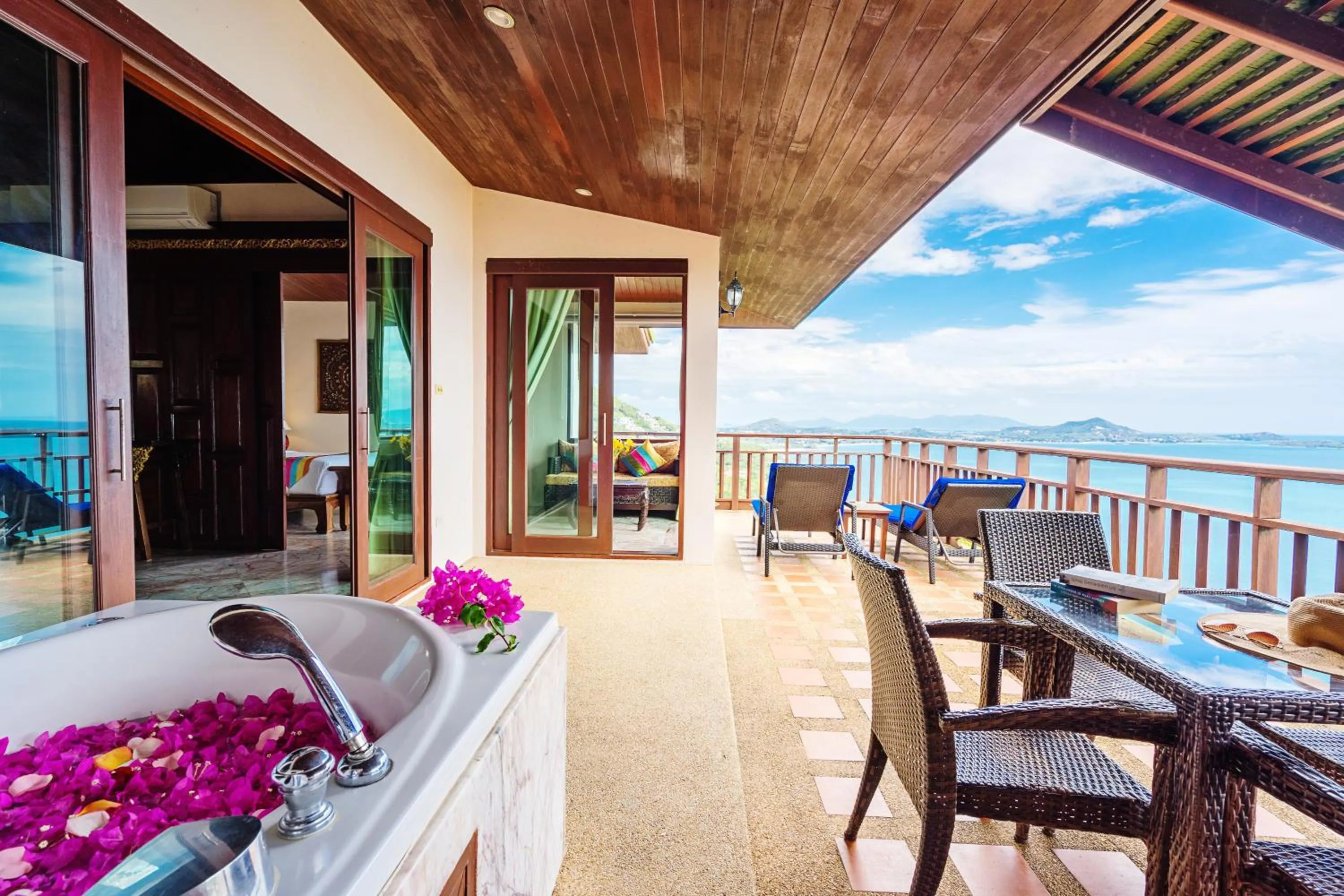 Balcony/Terrace in Sandalwood Luxury Villa Resort