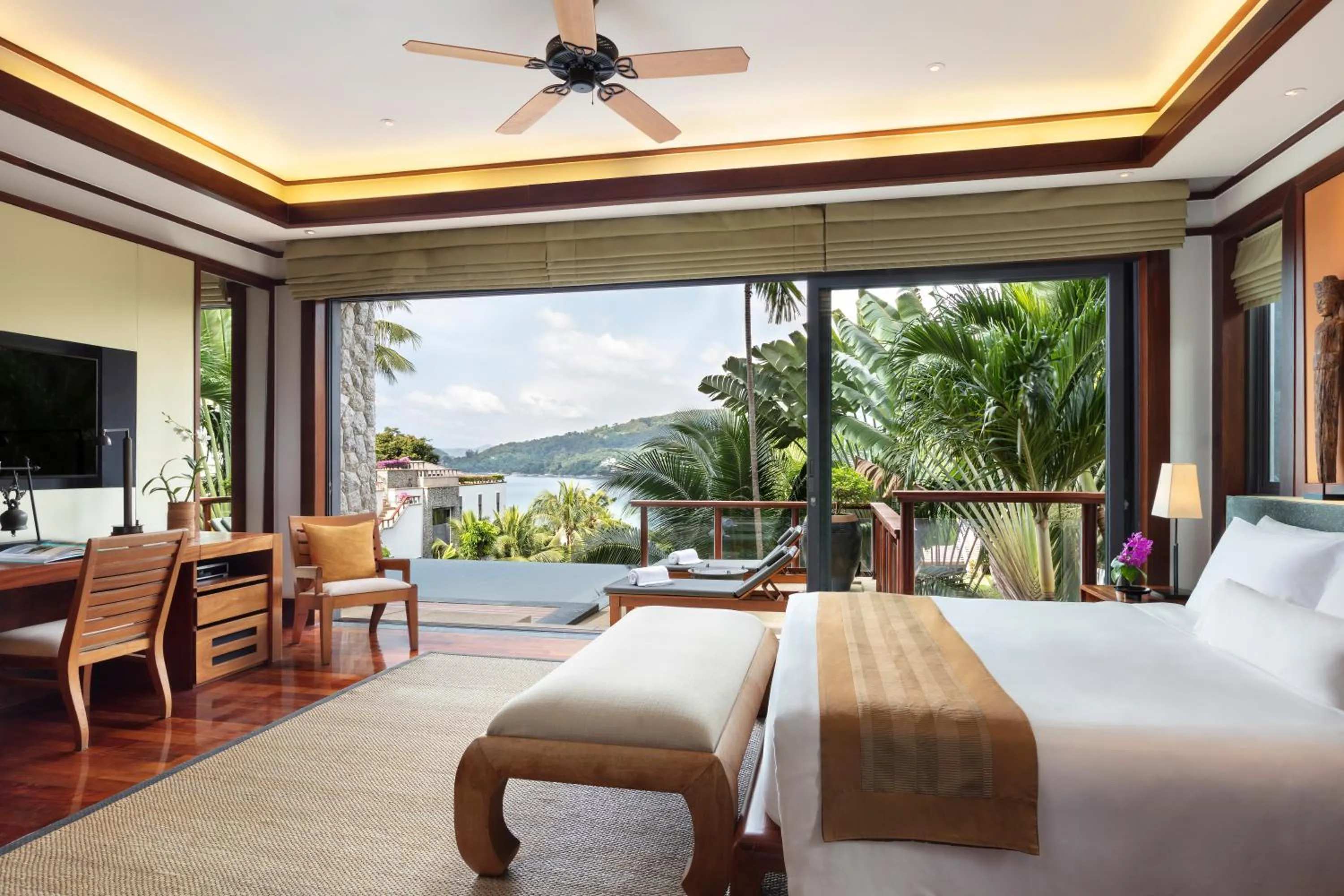 Bed in Andara Resort Villas
