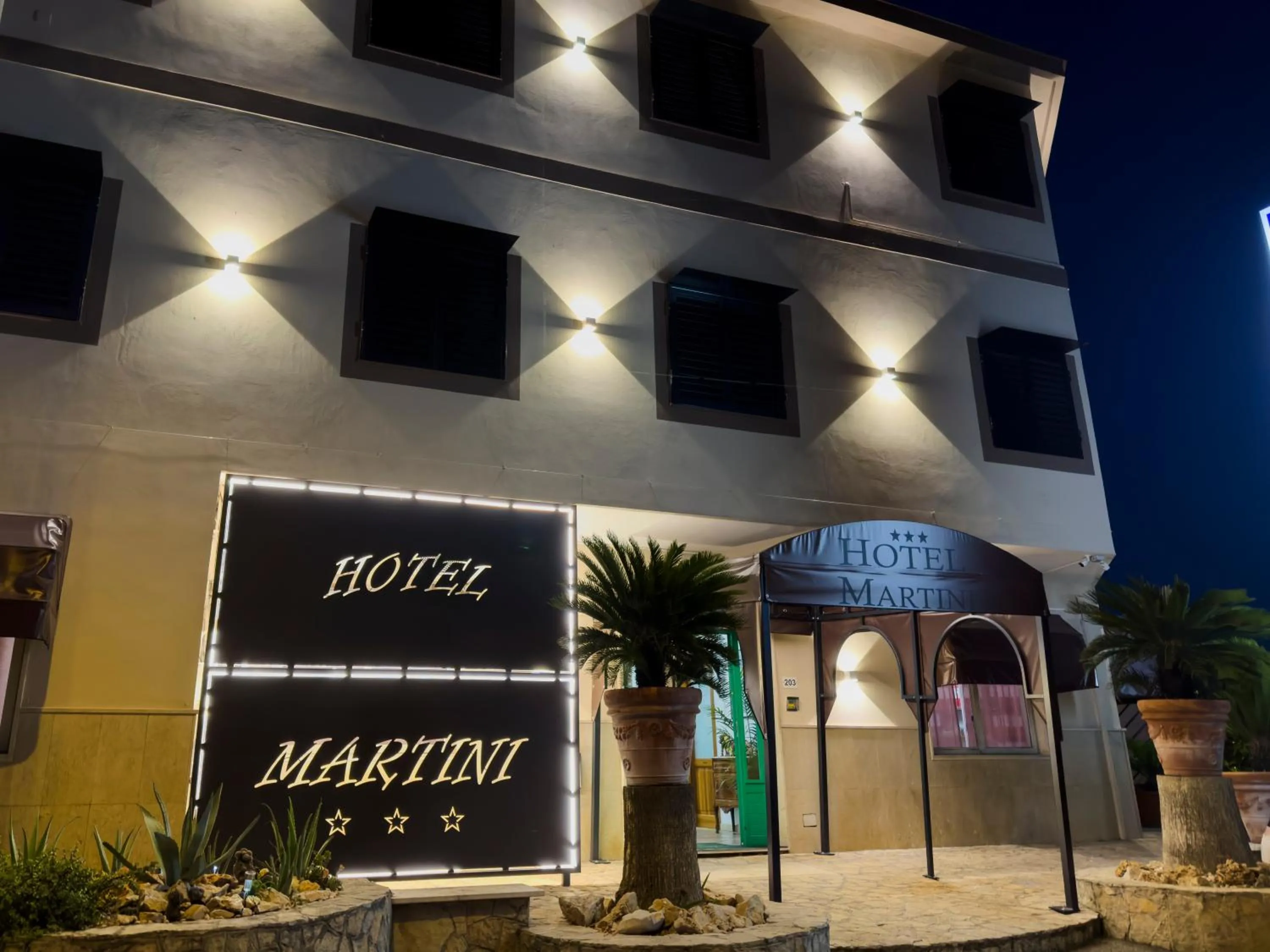 Property building in Hotel Martini