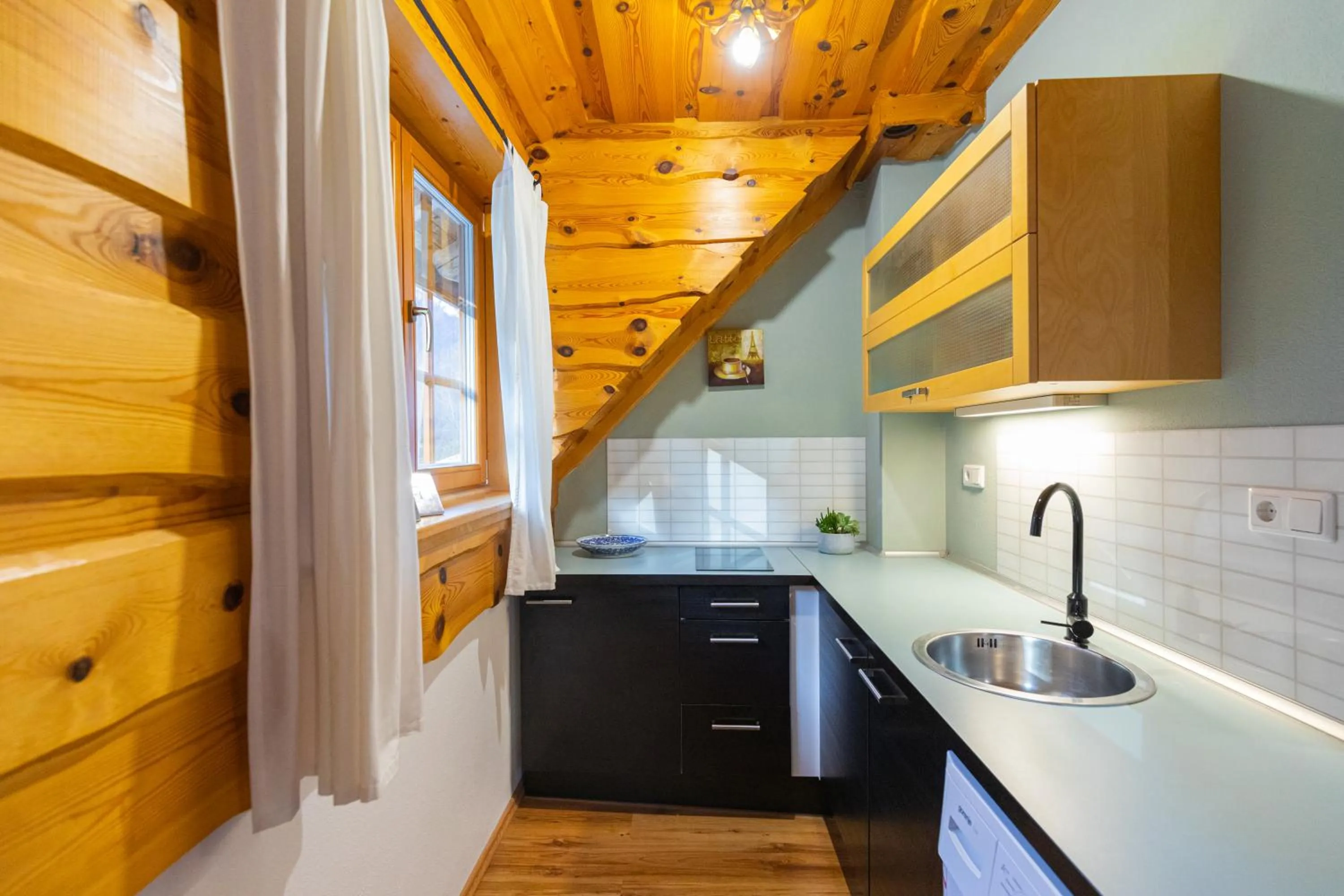 Kitchen or kitchenette in Hiša Ojstrica