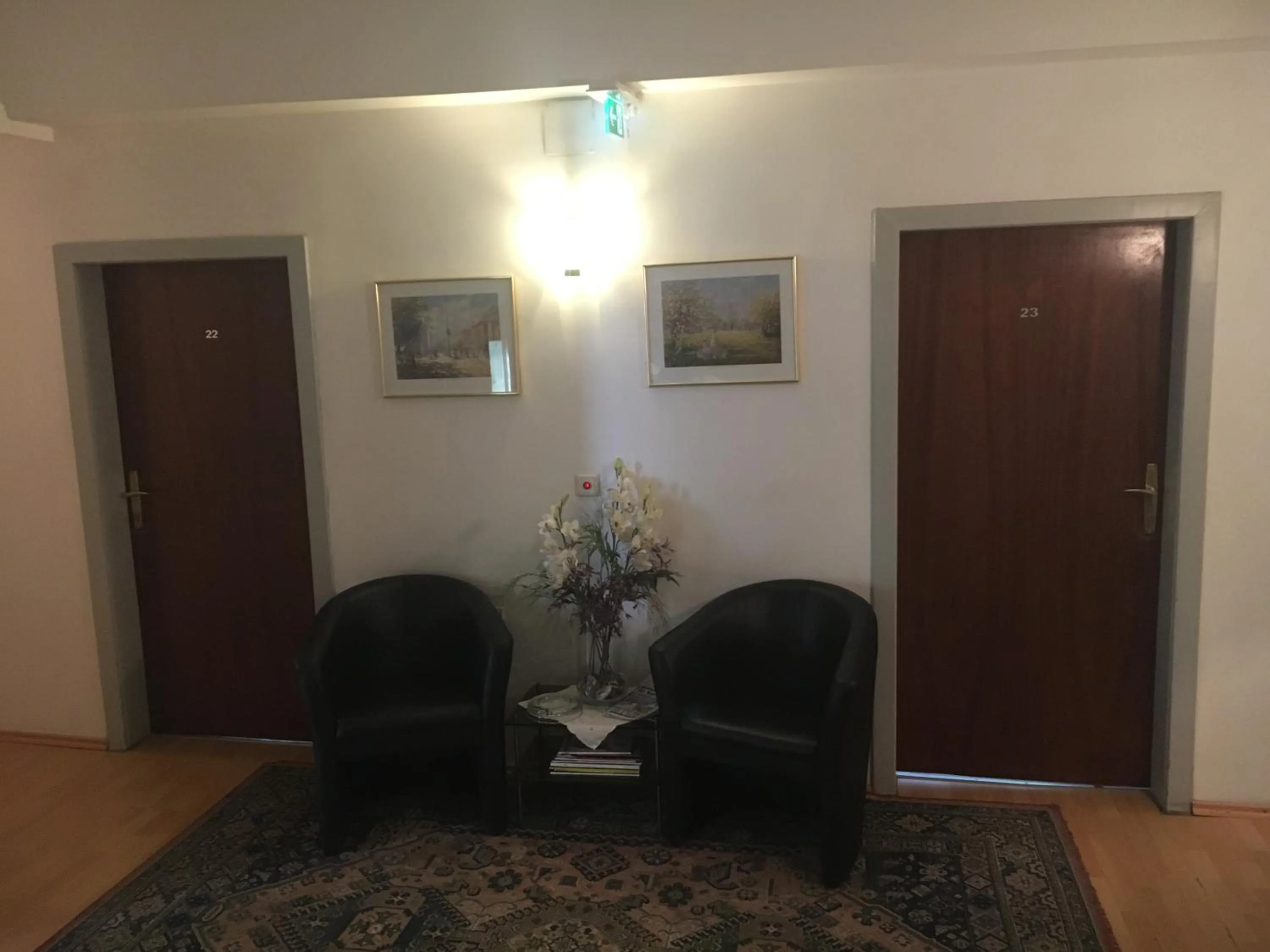 Lobby or reception in Pension Ani-Falstaff