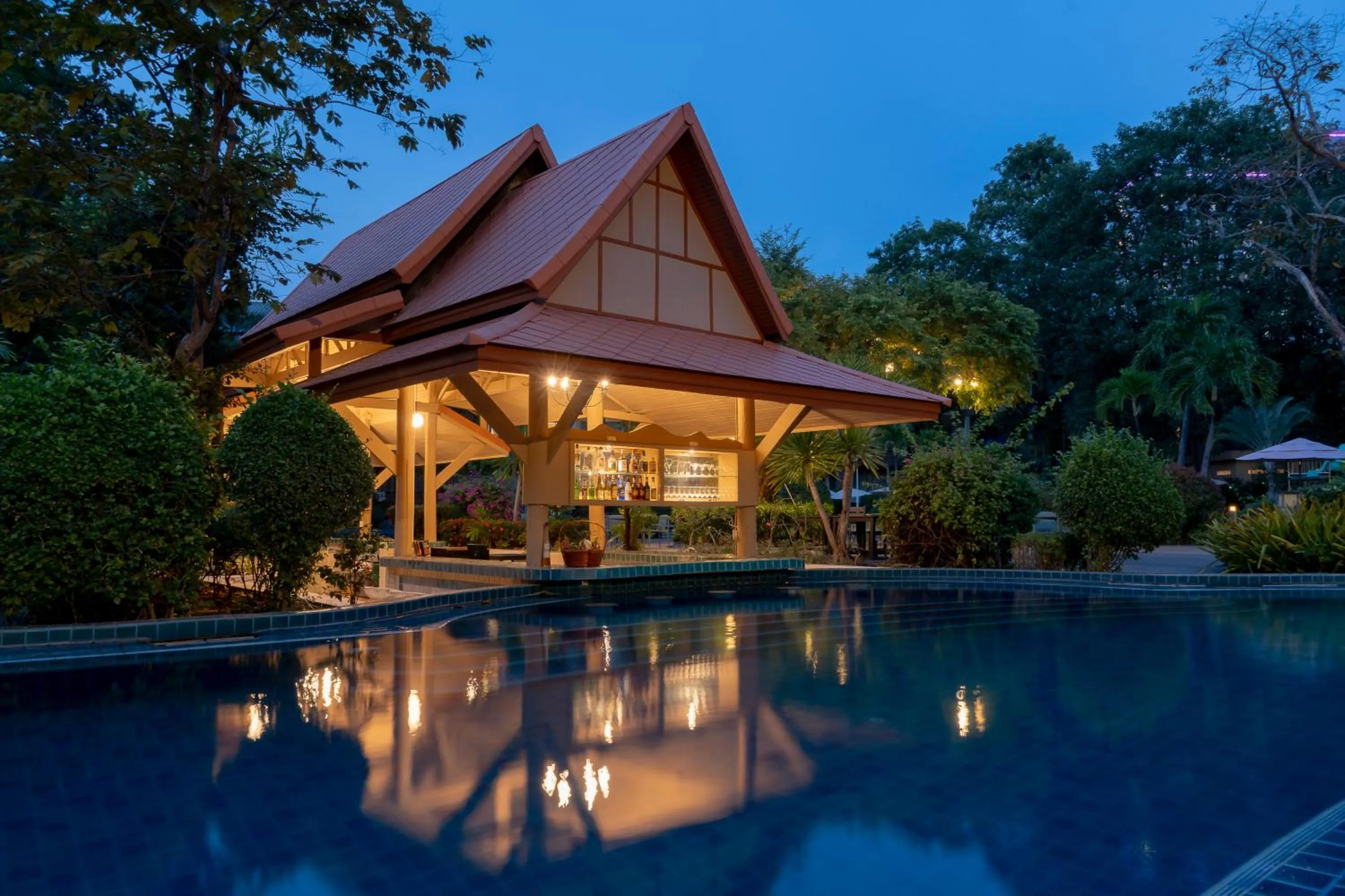 Property building in The Green Park Resort