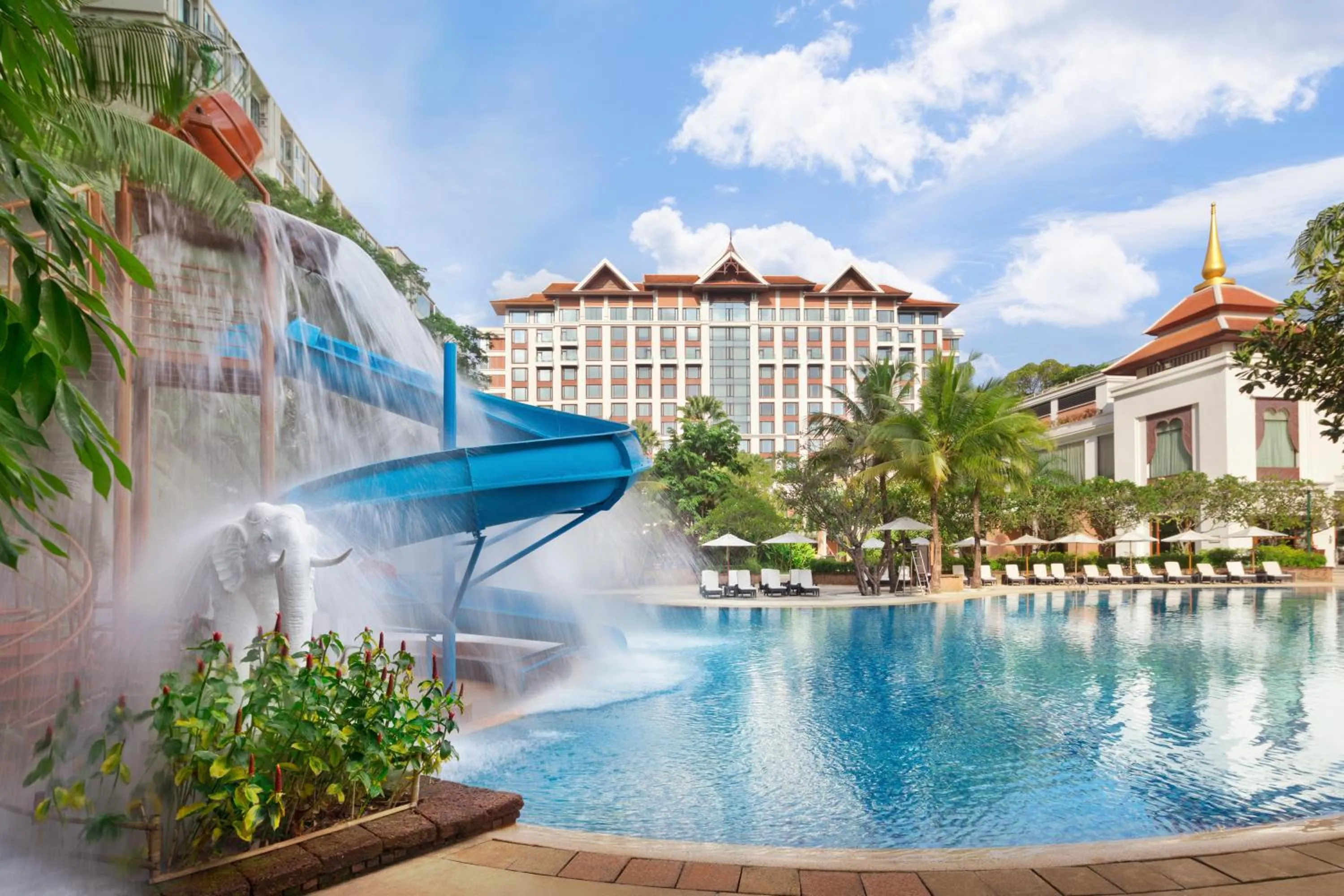 Aqua park in Shangri-La Chiang Mai