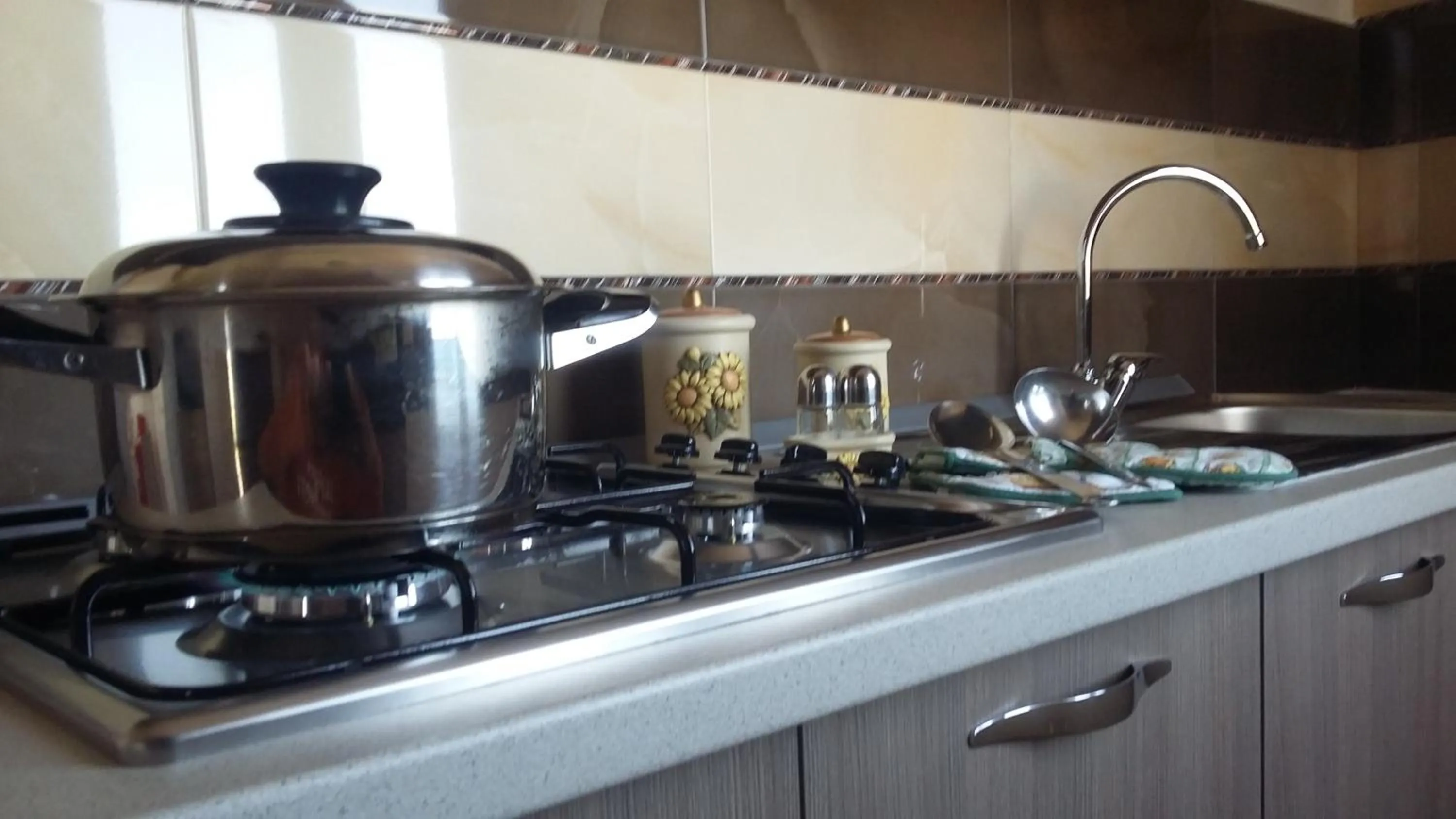 Kitchen or kitchenette in Tesori del Salento