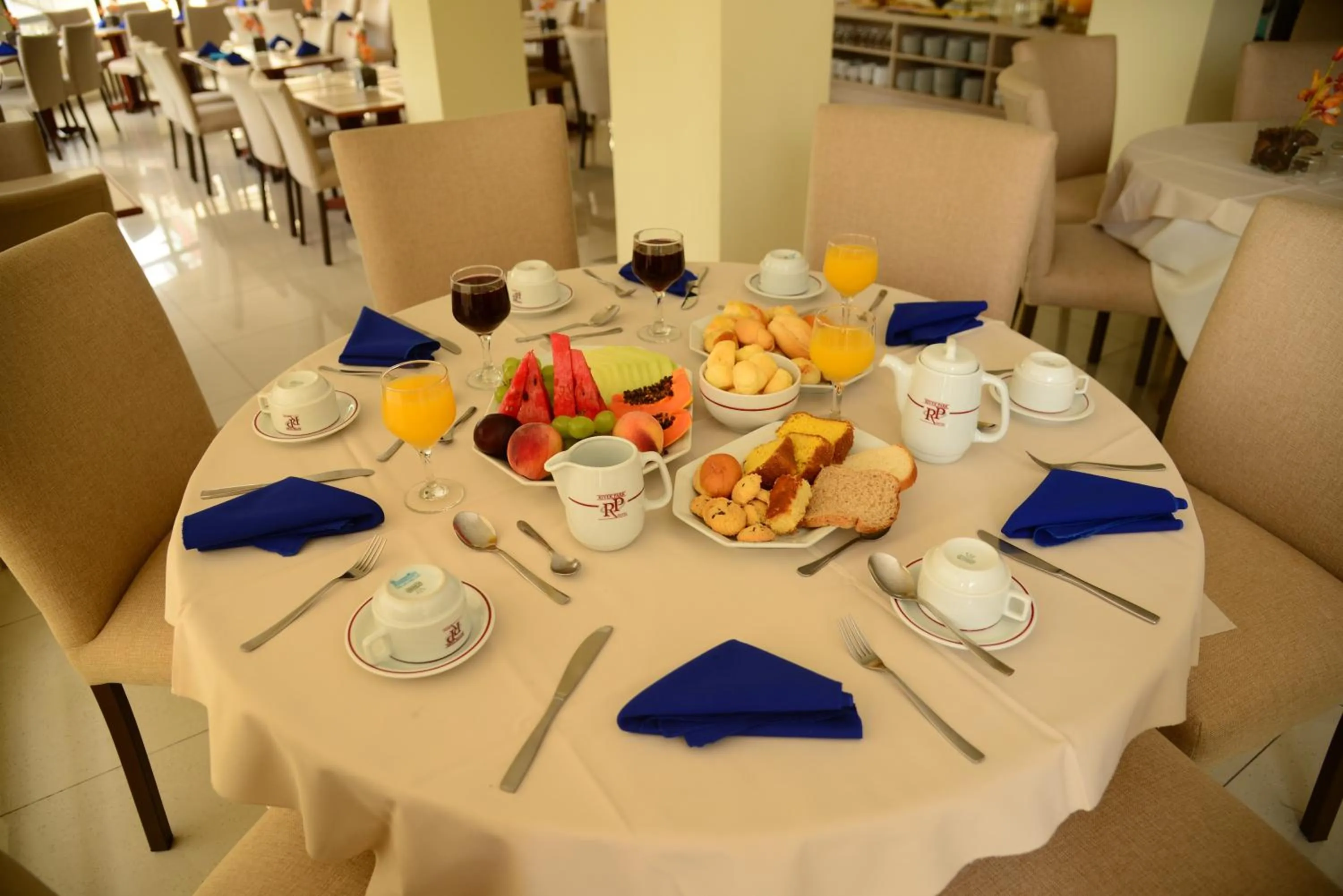 Buffet breakfast in River Park Hotel