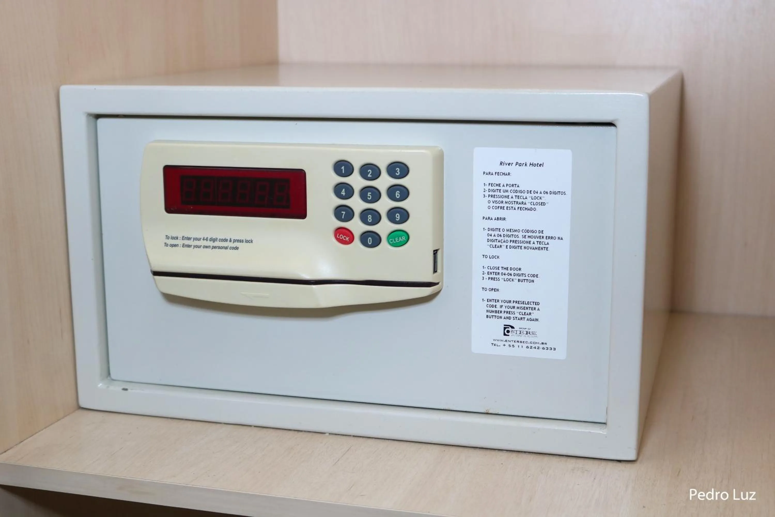 safe in River Park Hotel