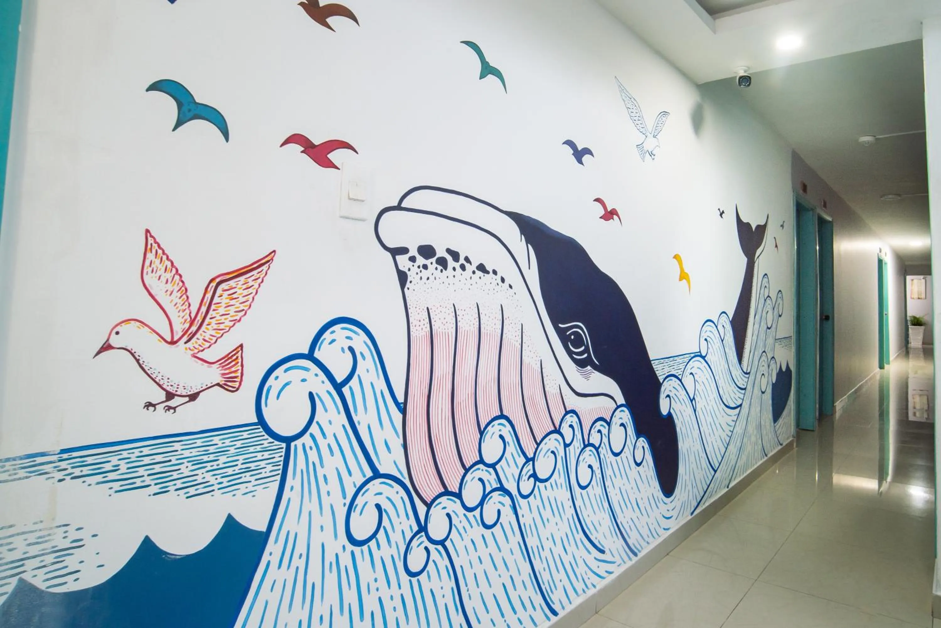 Decorative detail in Hotel Aquarius