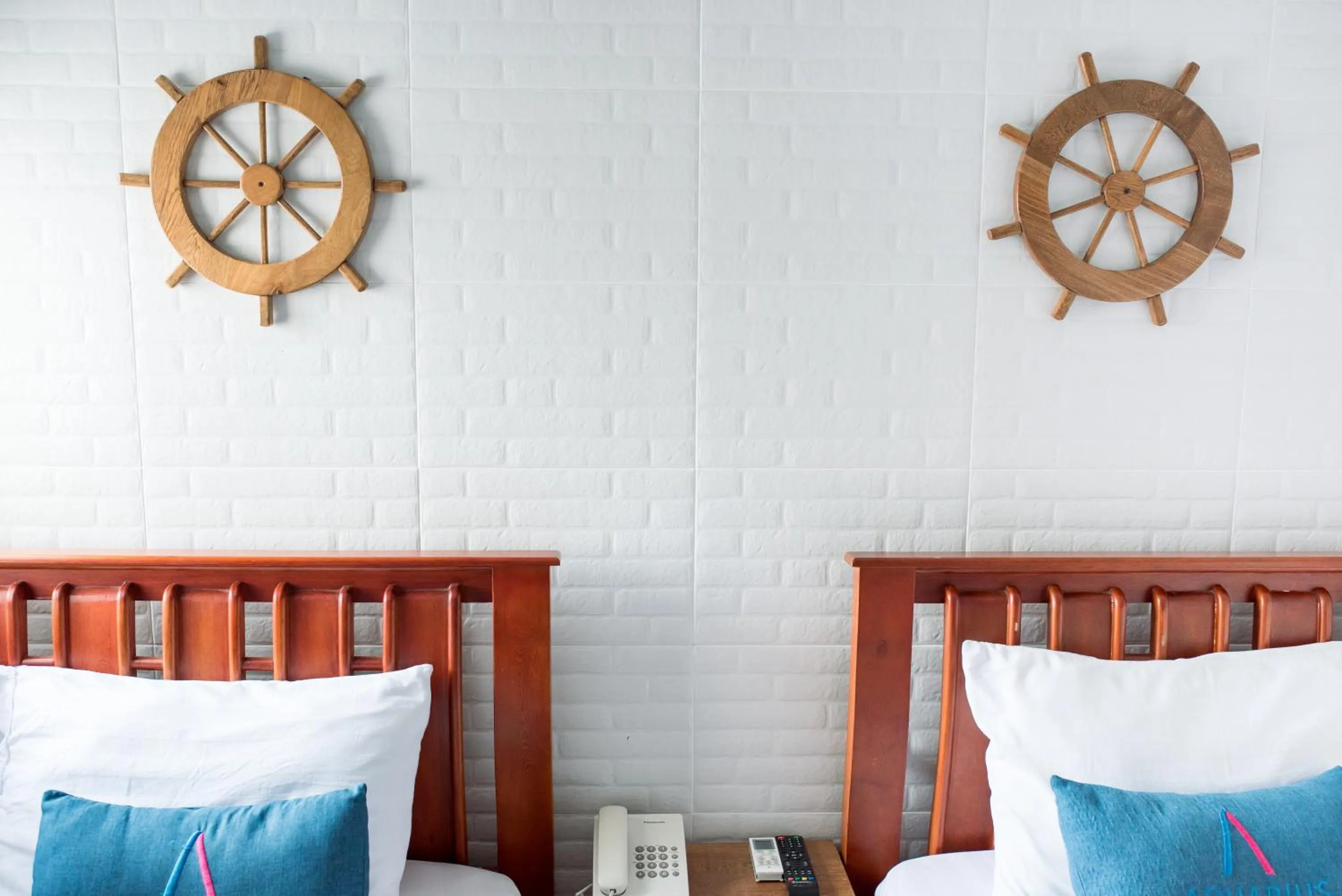 Bed in Hotel Aquarius