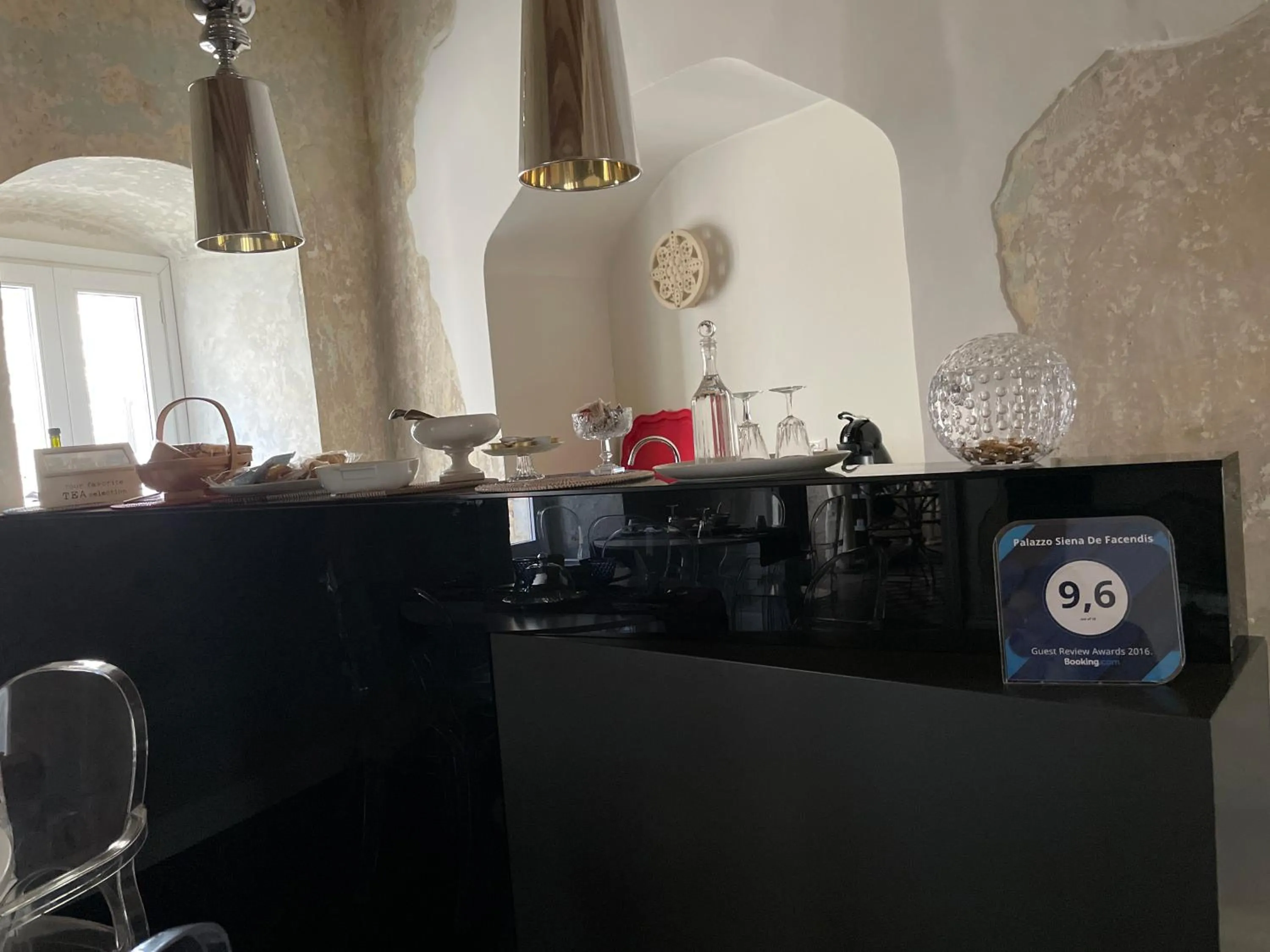 Kitchen or kitchenette in Palazzo Siena De Facendis