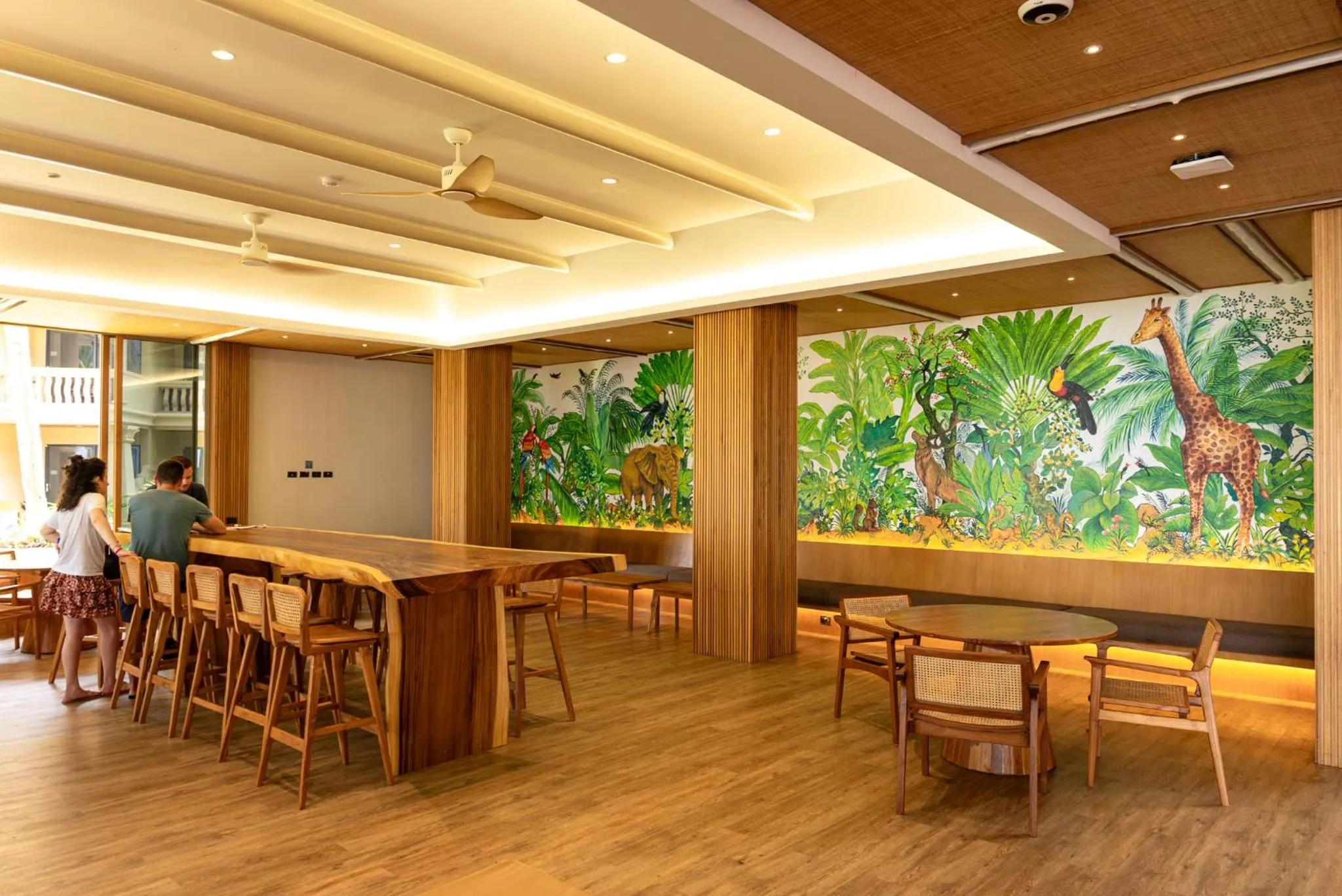 Seating area in Beyond Kata