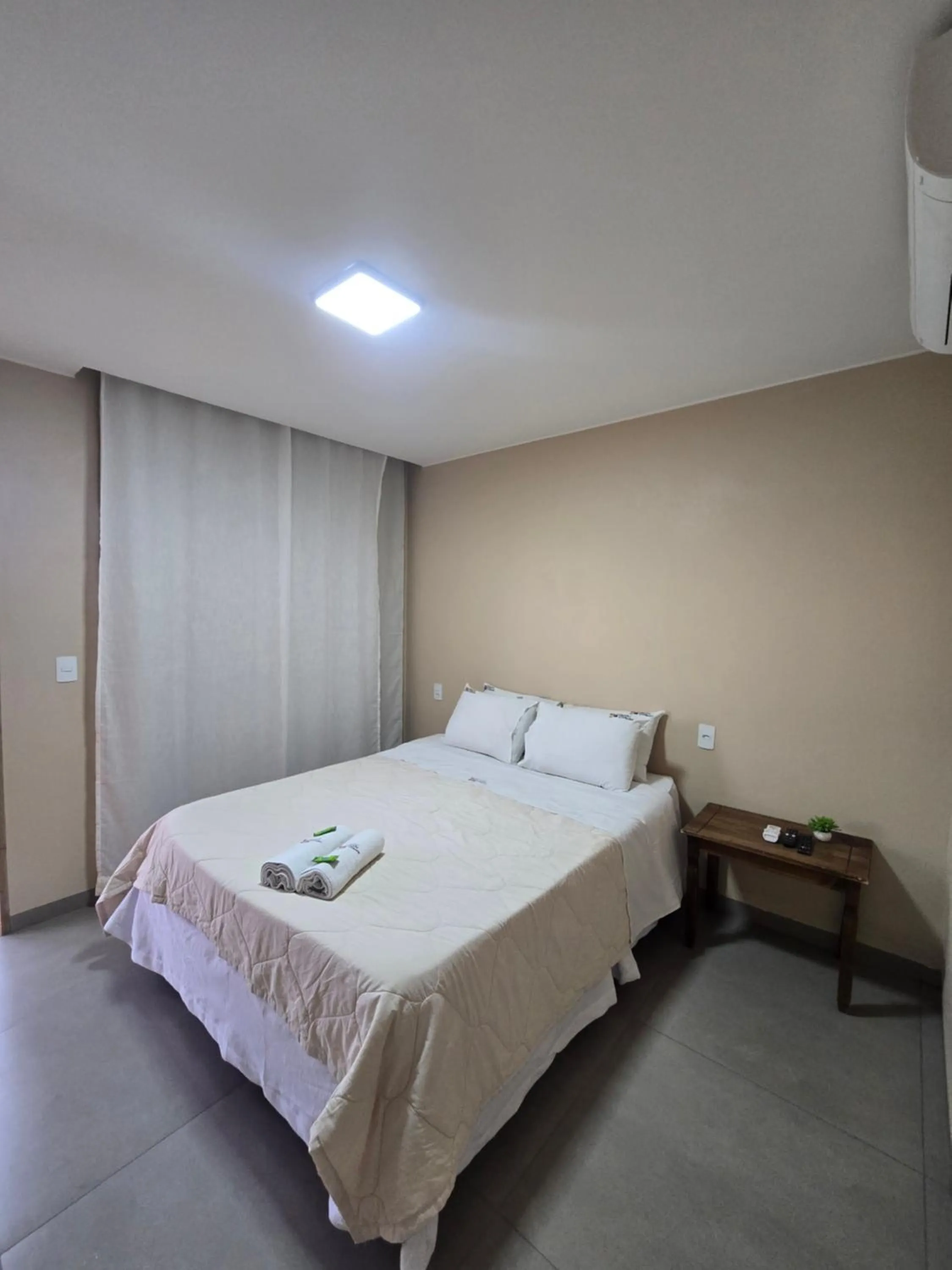 Bed in Pousada Quatro Estações