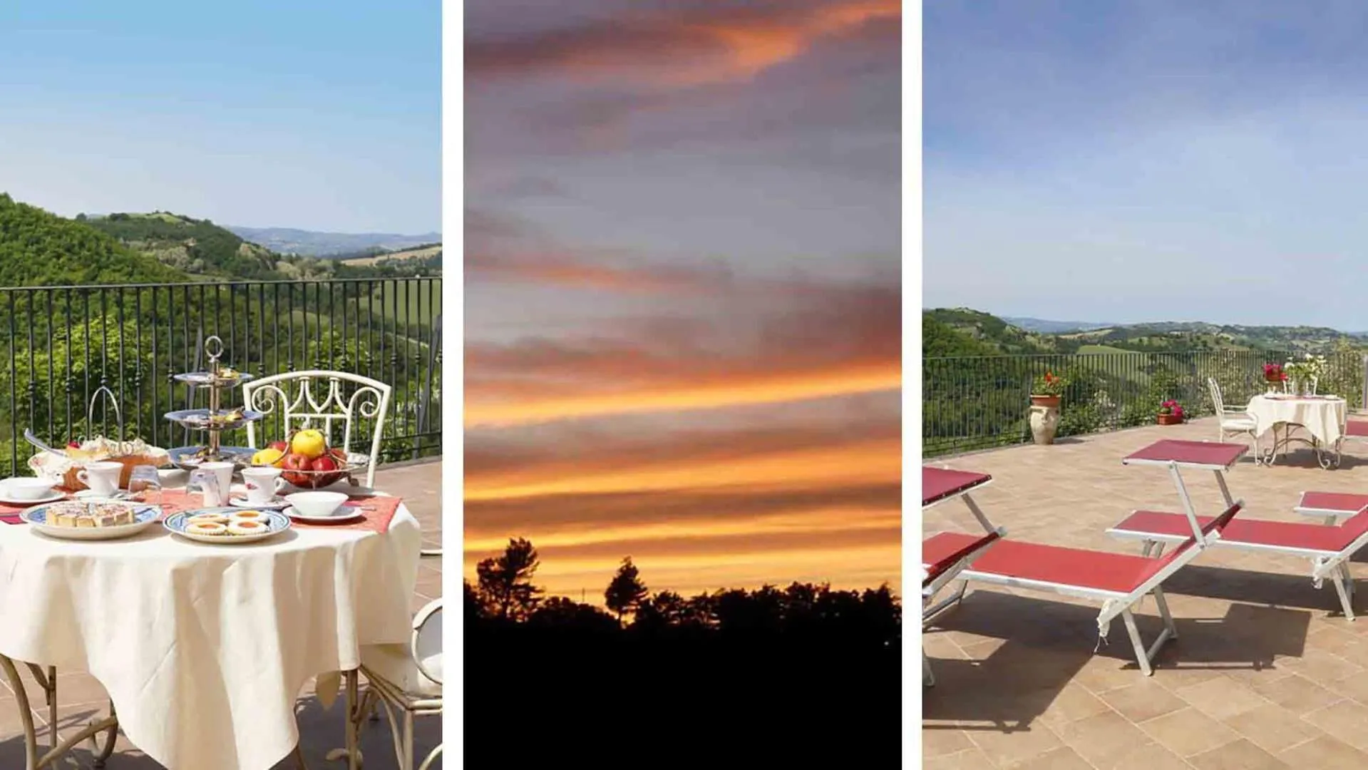 Balcony/Terrace in Colleverde Country House & SPA Urbino