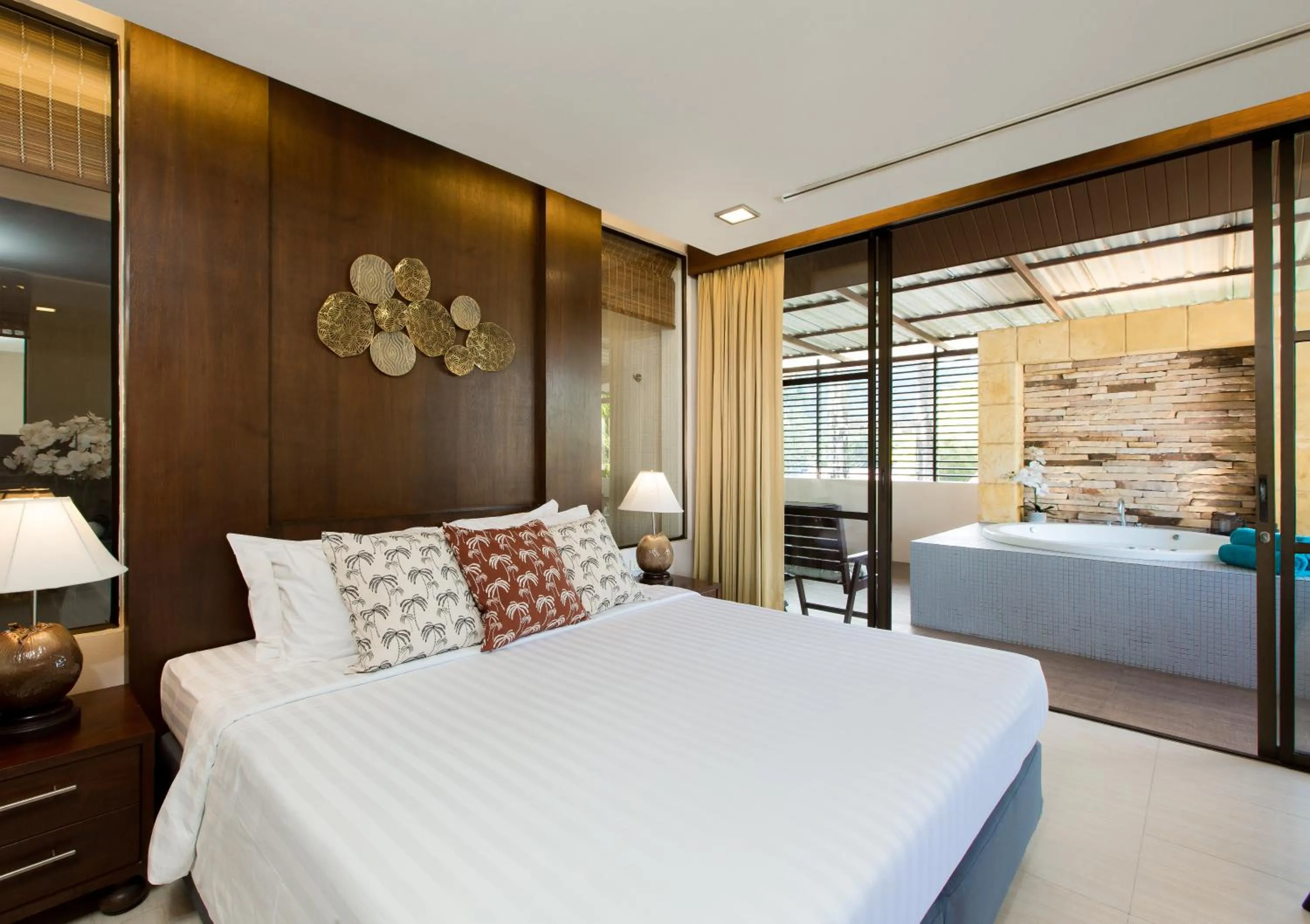 Bedroom, Bed in Coconut Village Resort Phuket - SHA Extra Plus