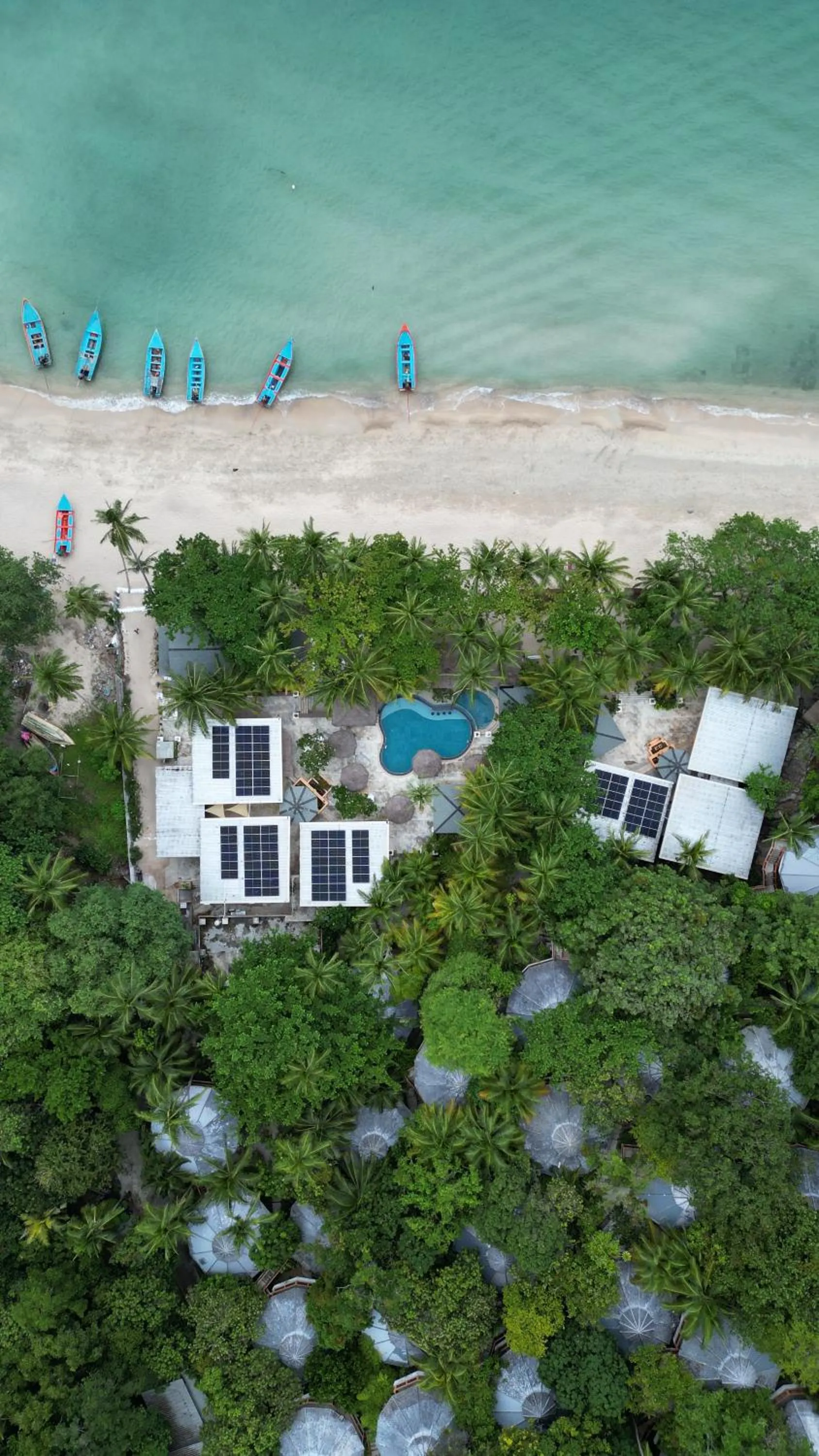 Bird's eye view in The Hideaway Pariya Haad Yuan Ko Pha-ngan