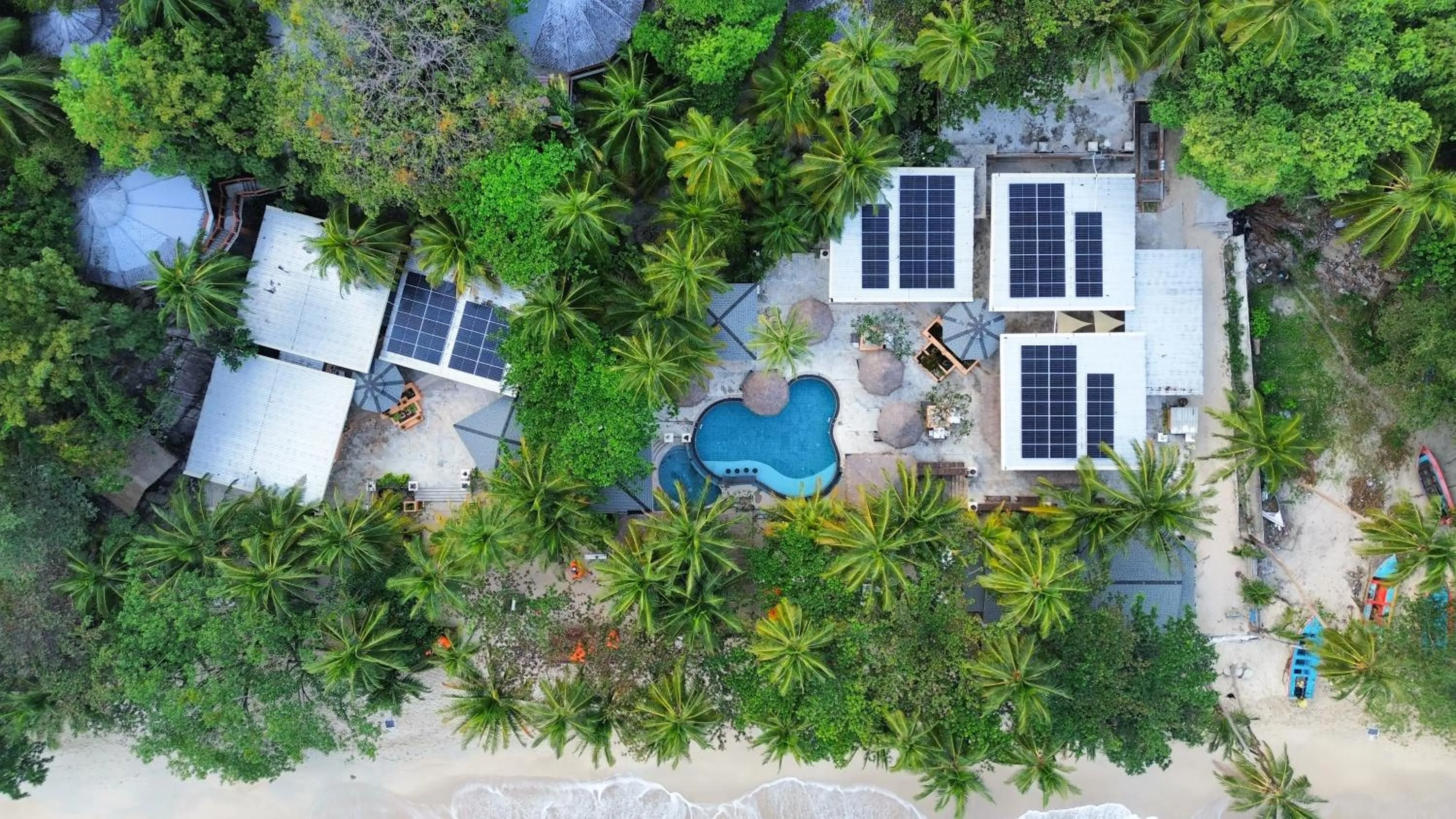 Bird's eye view in The Hideaway Pariya Haad Yuan Ko Pha-ngan