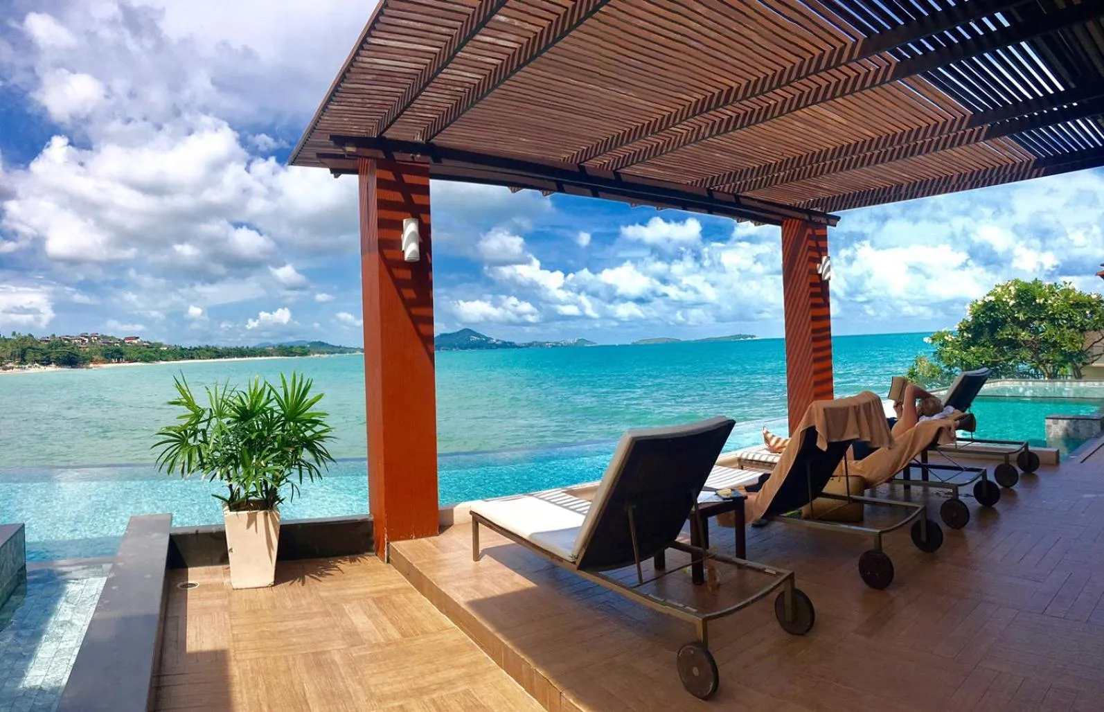 Sea view in The Sarann Koh Samui, Suites & Villas
