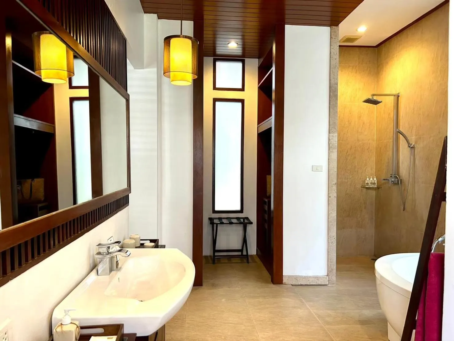 Bathroom in The Sarann Koh Samui, Suites & Villas