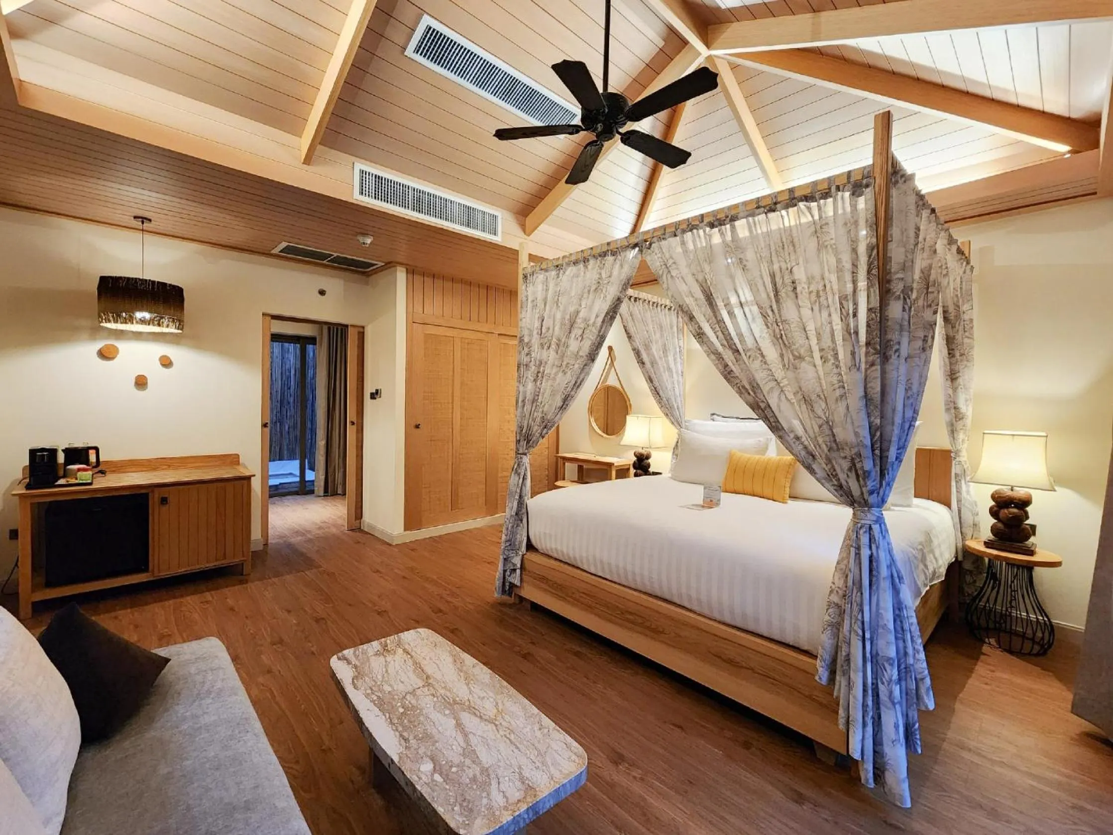 Bed in Bandara Spa Resort & Pool Villas, Samui