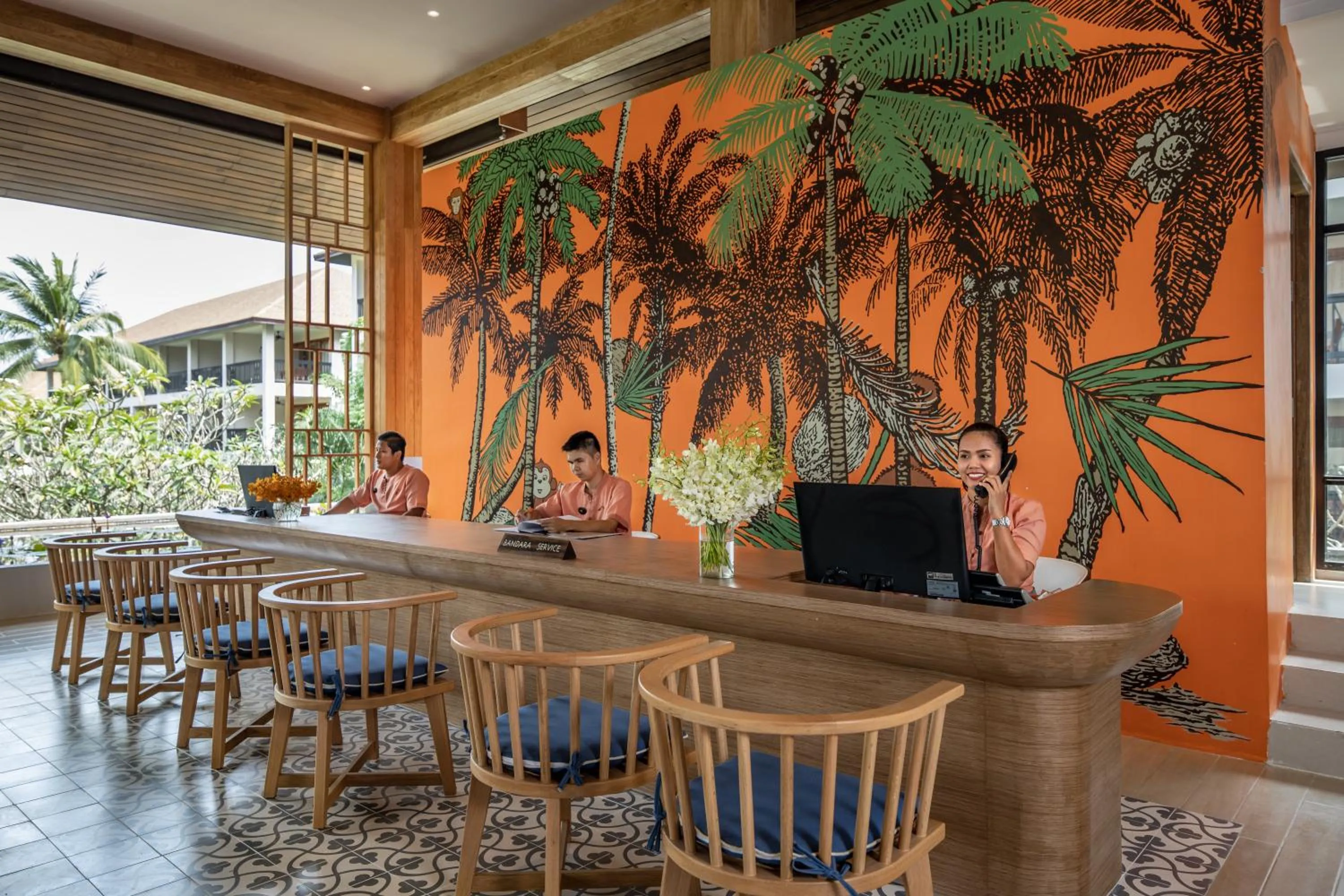 Staff in Bandara Spa Resort & Pool Villas, Samui