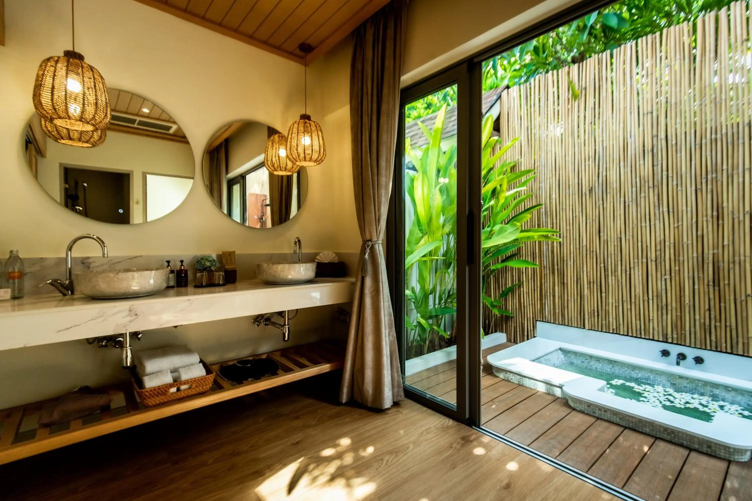 Open Air Bath in Bandara Spa Resort & Pool Villas, Samui
