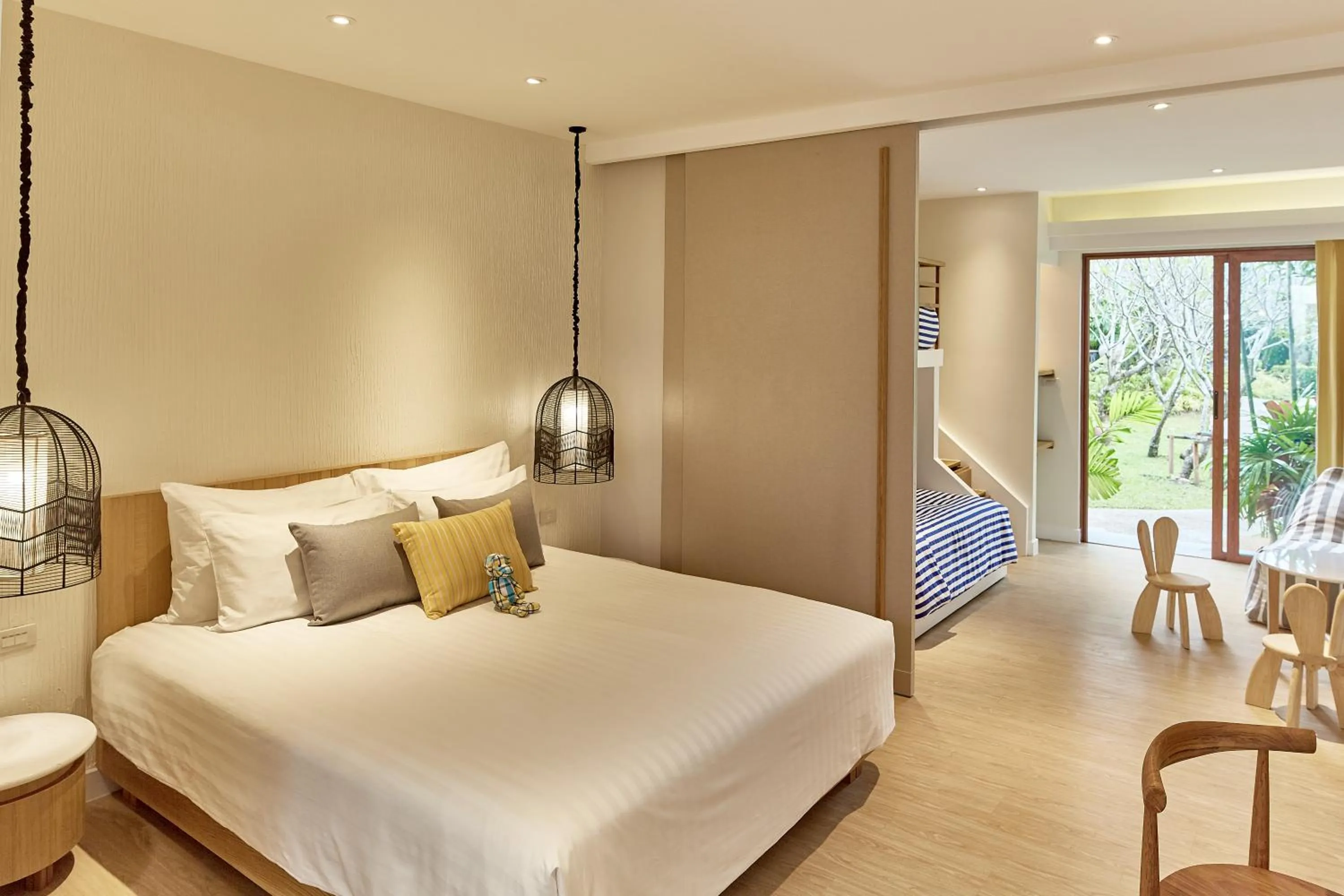 Balcony/Terrace, Bed in Bandara Spa Resort & Pool Villas, Samui