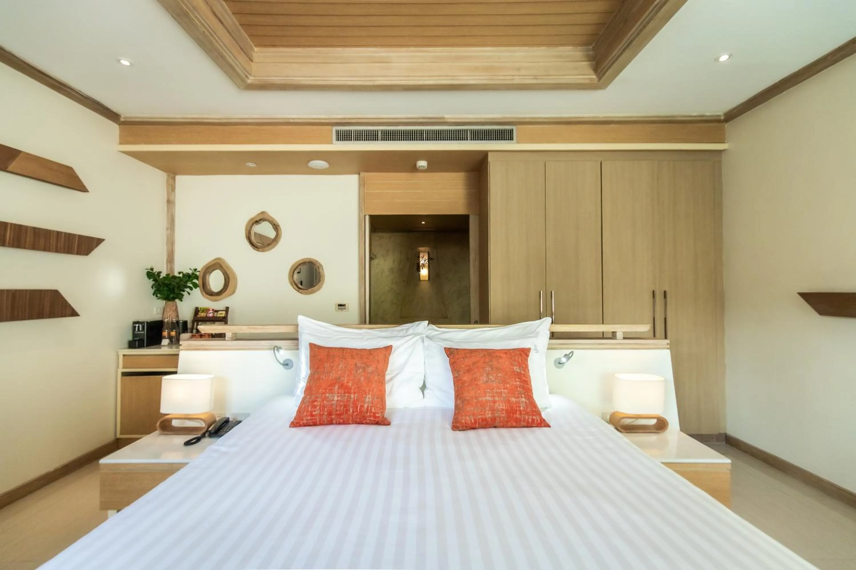 Bed in Bandara Spa Resort & Pool Villas, Samui