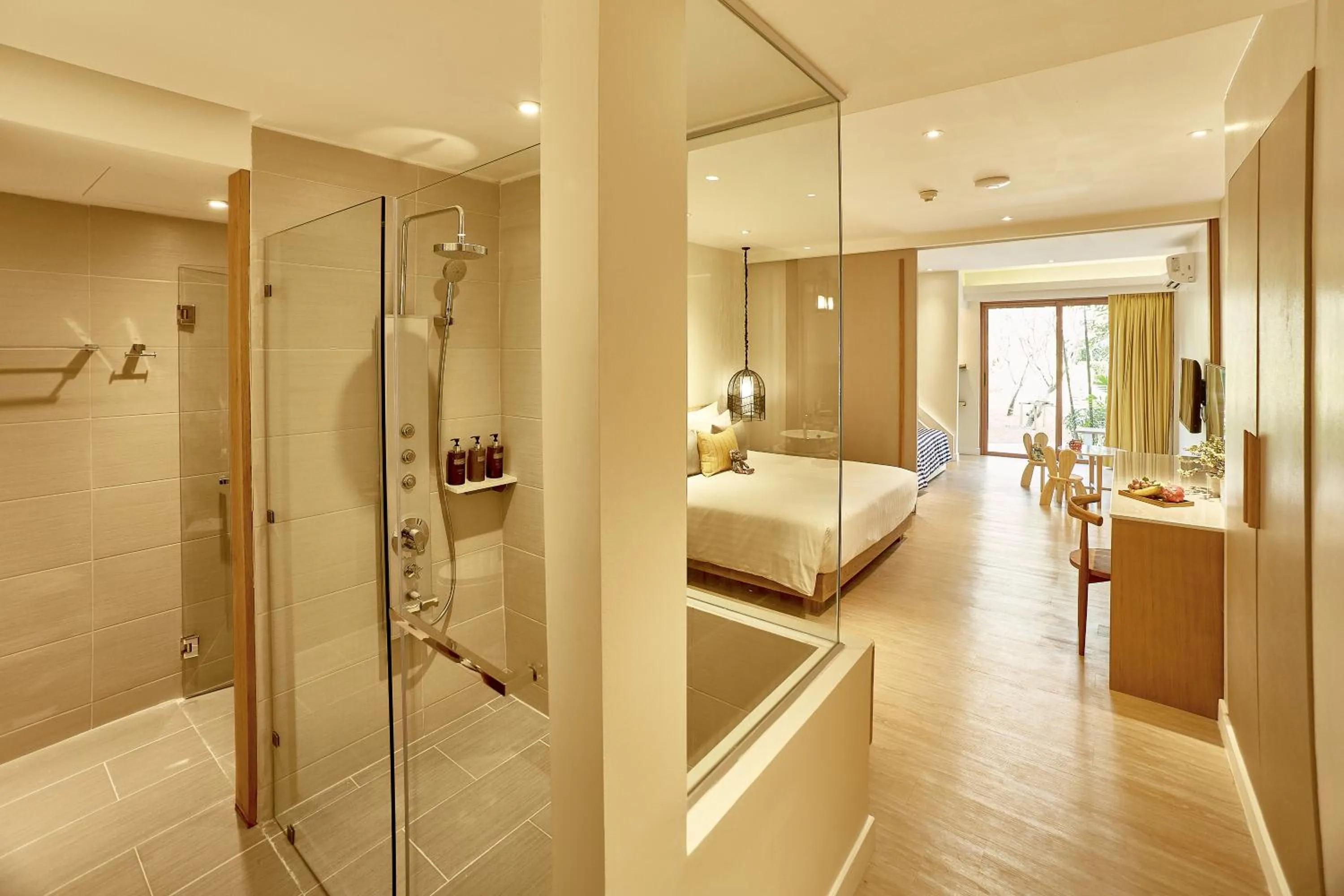 Shower, Bed in Bandara Spa Resort & Pool Villas, Samui