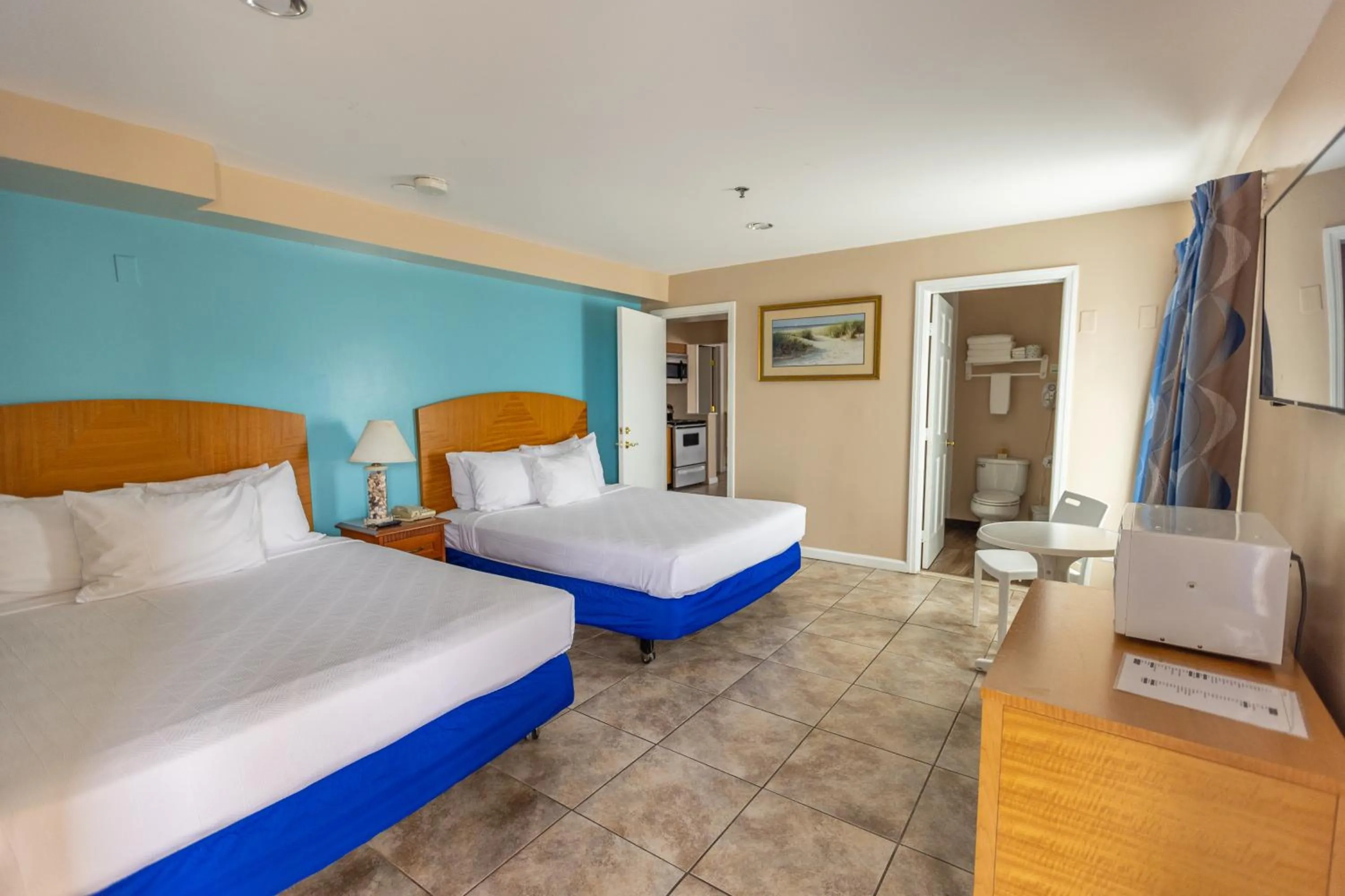 Bed in The White Sands Resort and Spa