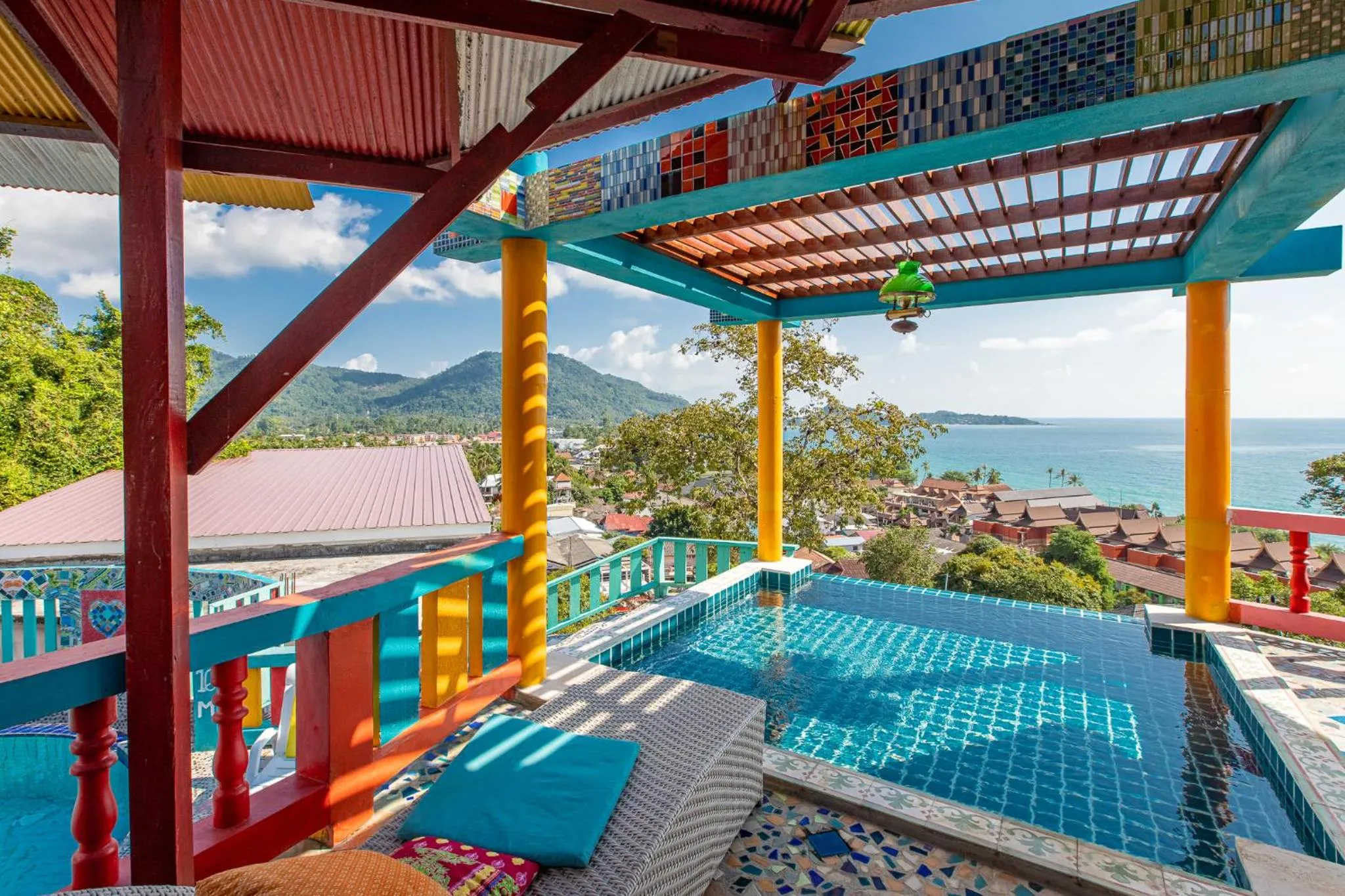 Pool view in Varinda Resort