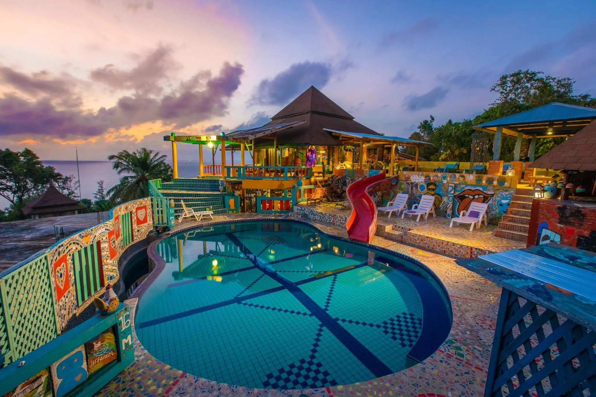 Pool view in Varinda Resort