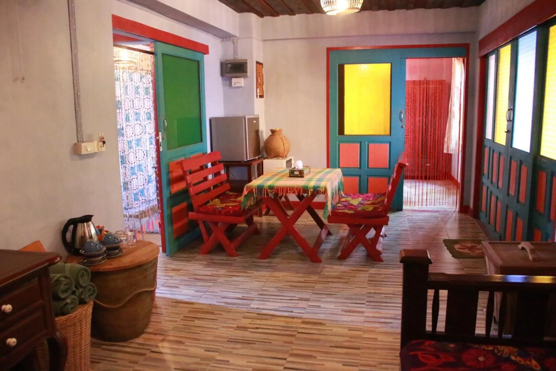 Seating area in Varinda Resort