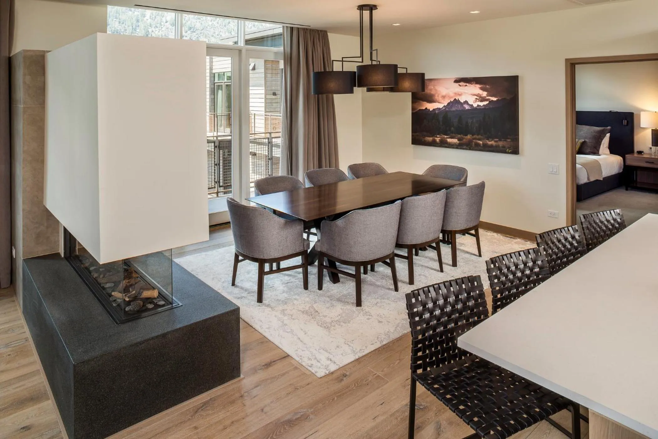 Dining area in Limelight Hotel Ketchum