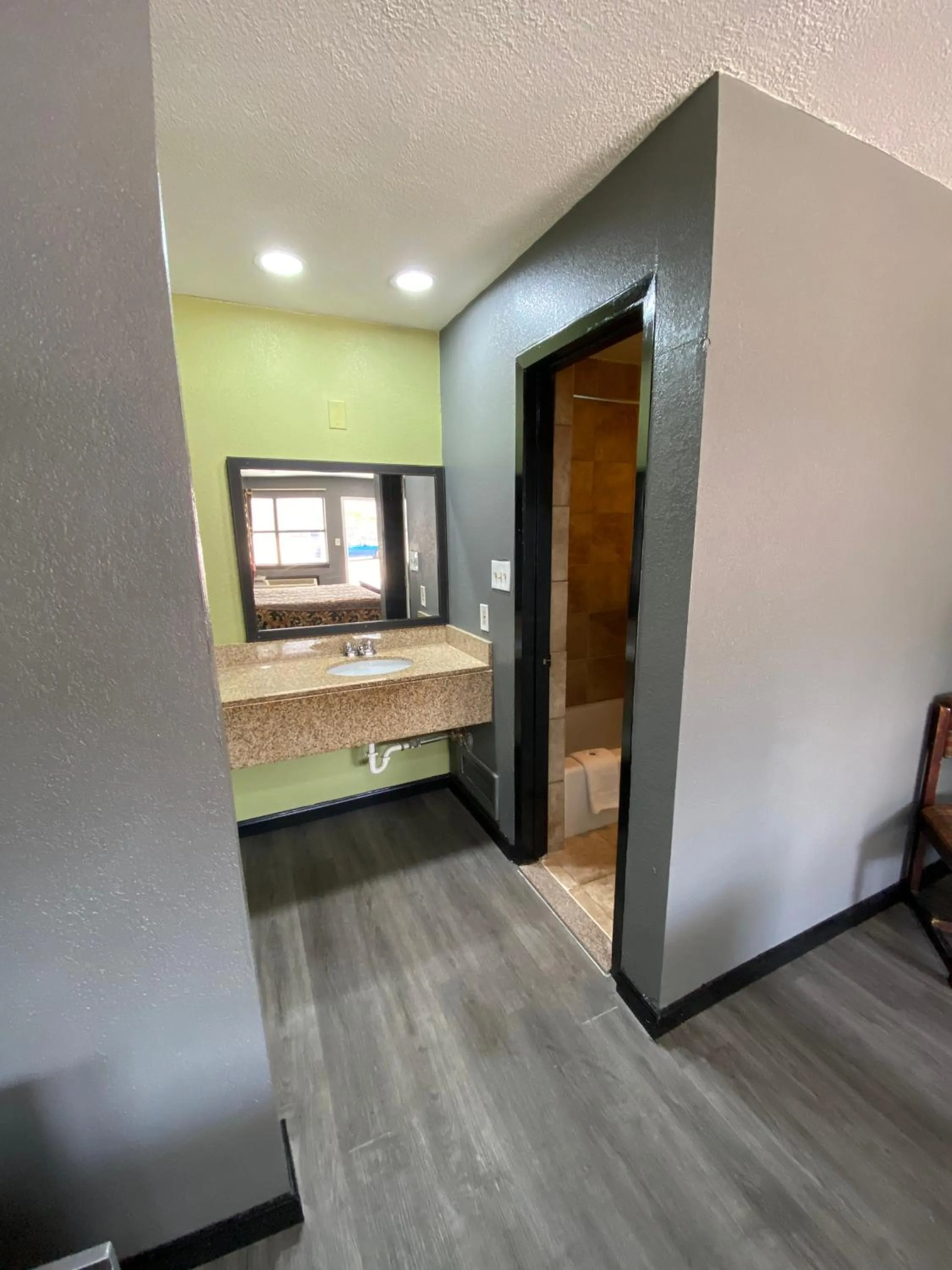 Bathroom in Town House Motel