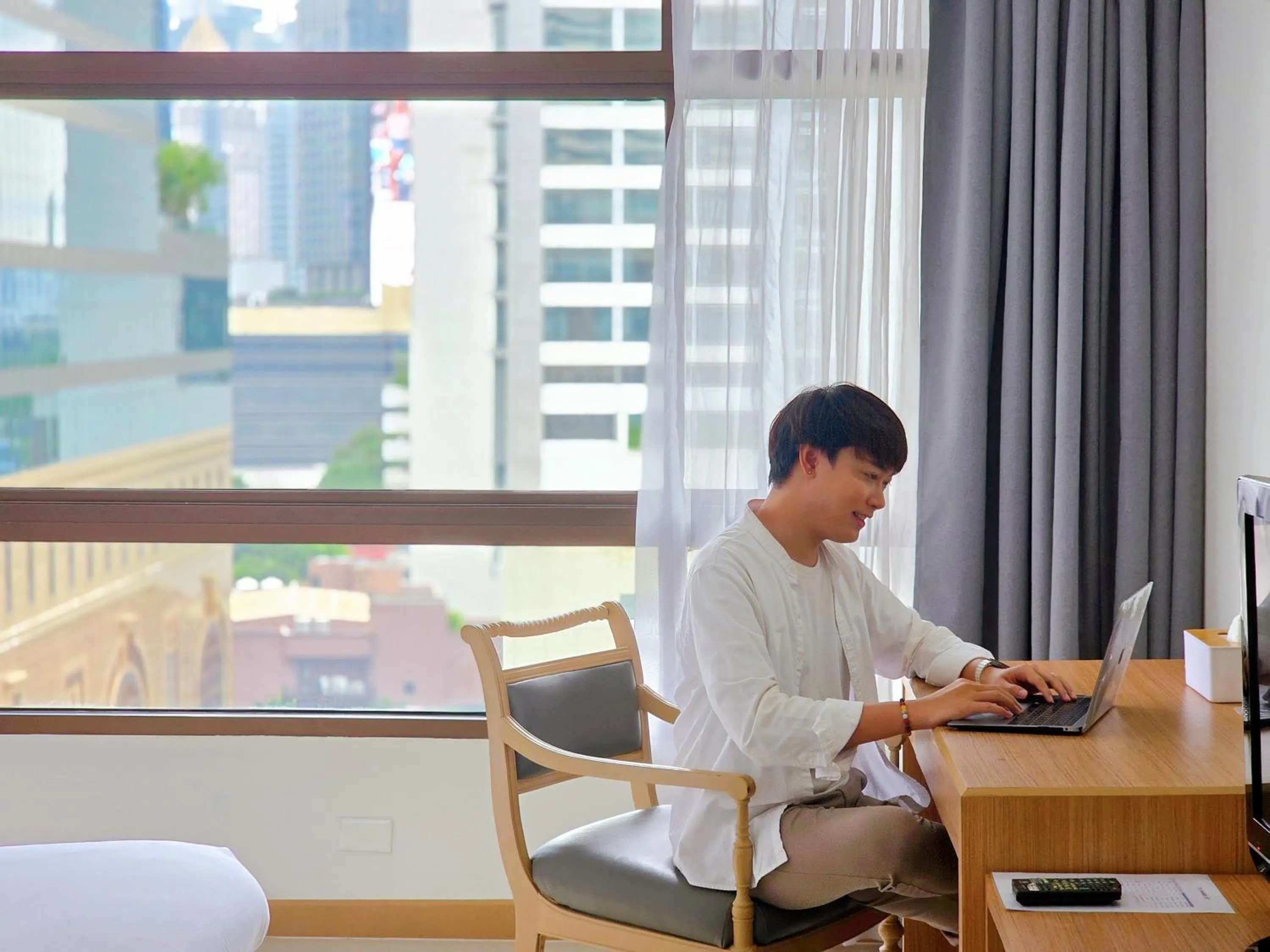 Bedroom in Pinnacle Lumpini Park Hotel