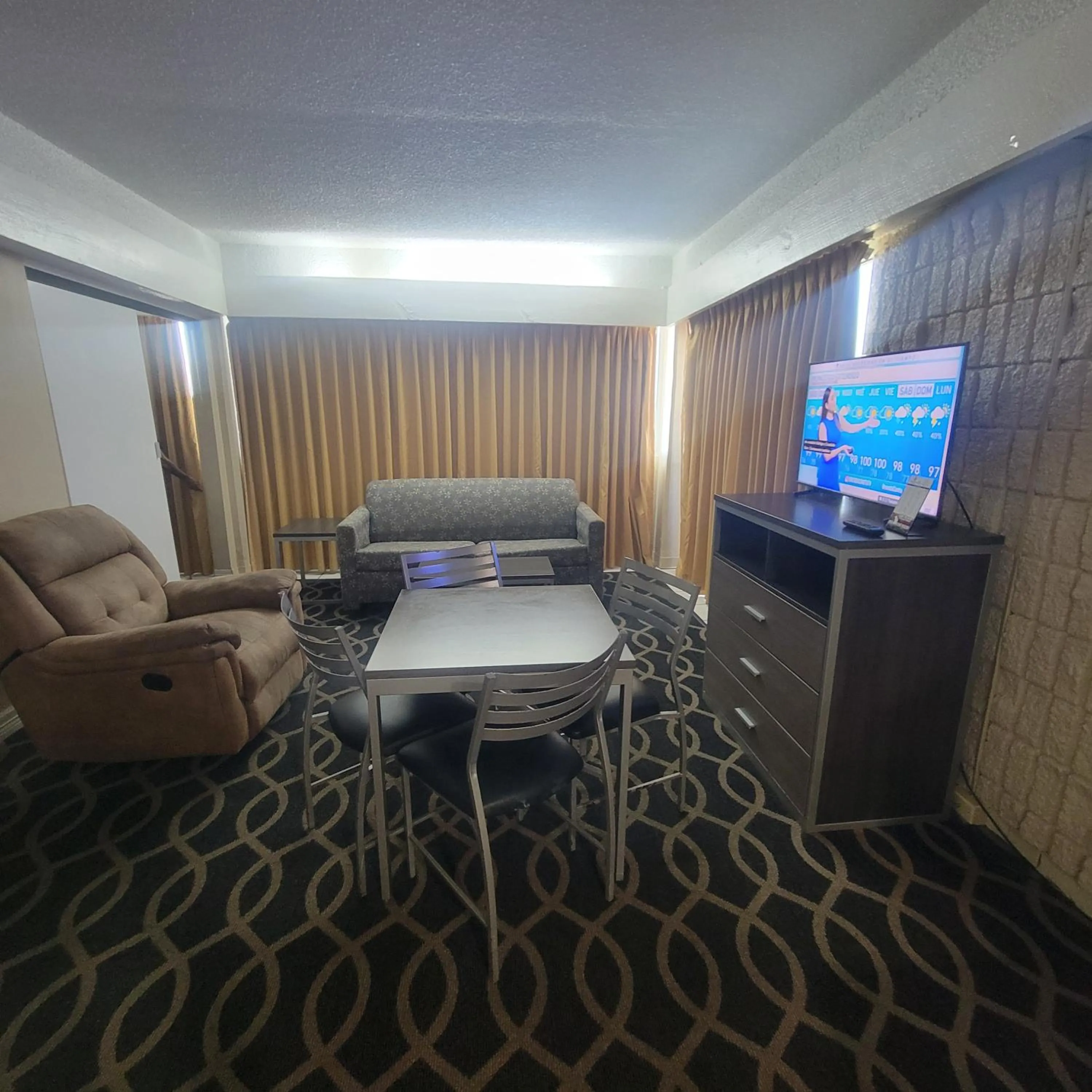 Living room in Padre South Hotel On The Beach