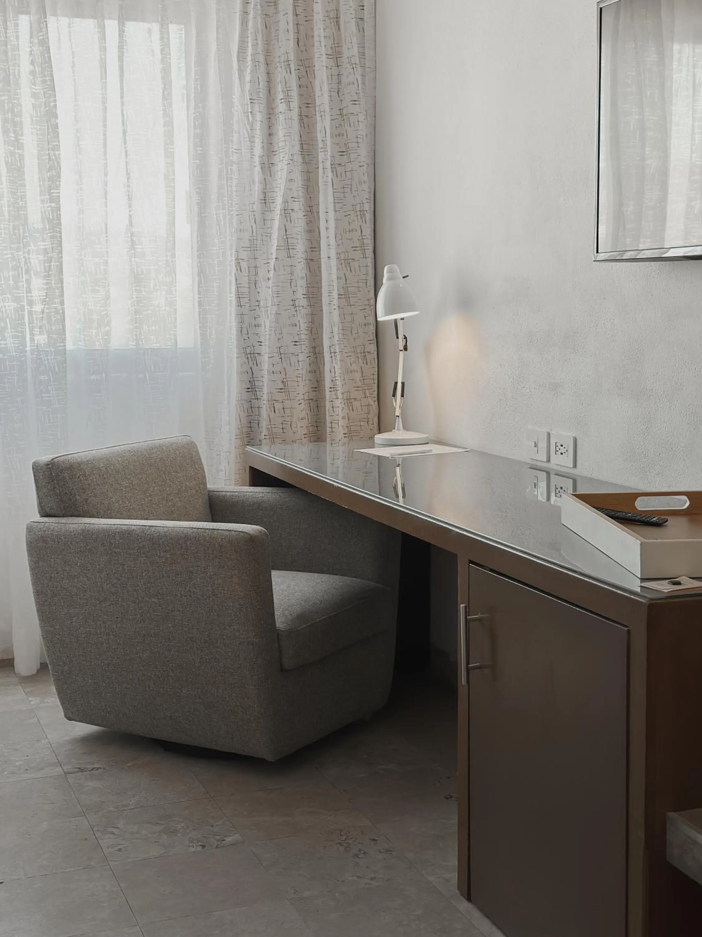 Seating area in Hotel Catedral La Paz