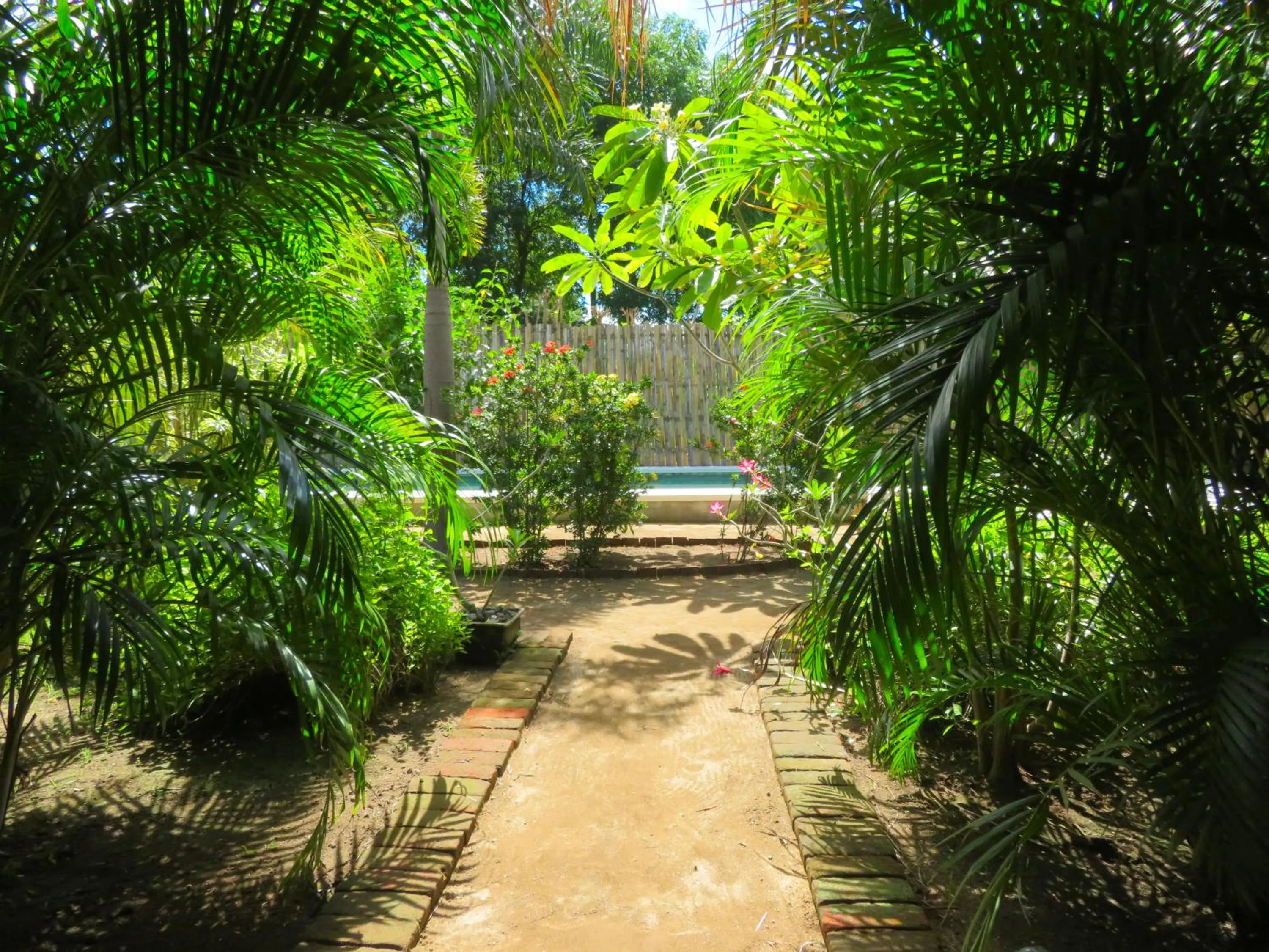 Garden view in Breathe Villa Meno