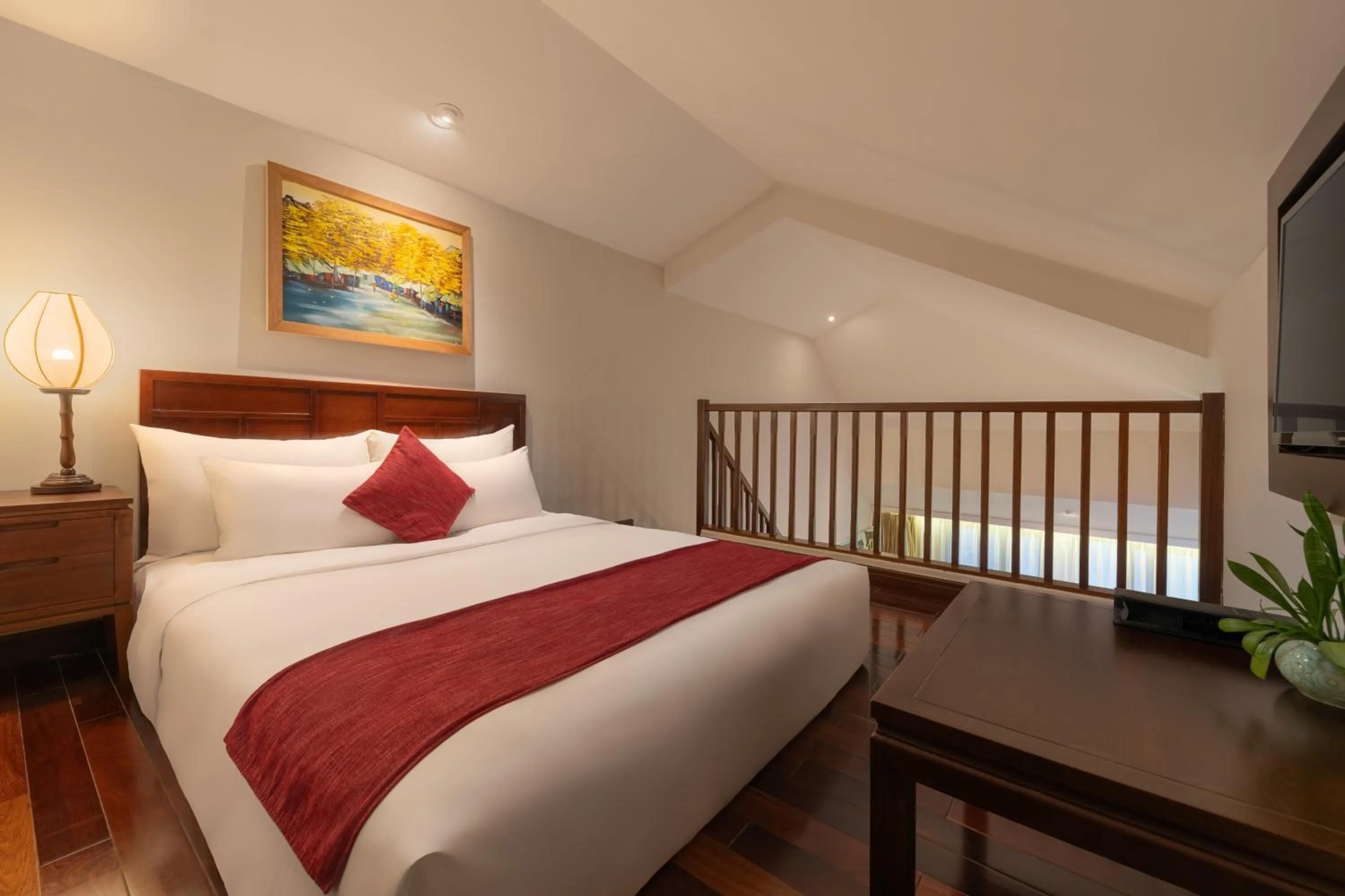 Bed in RiverTown Hoi An Resort & Spa