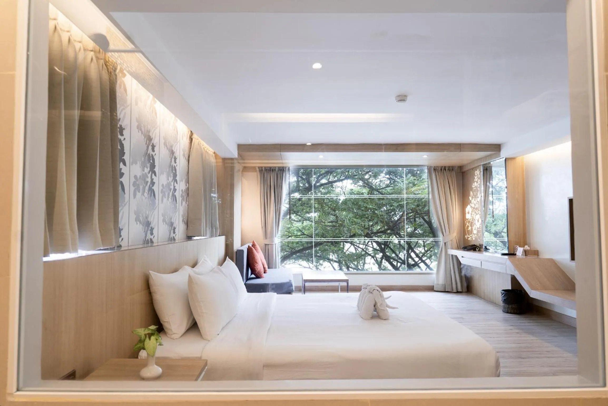 Bed in MATCHA SAMUI RESORT formerly Chaba Samui Resort