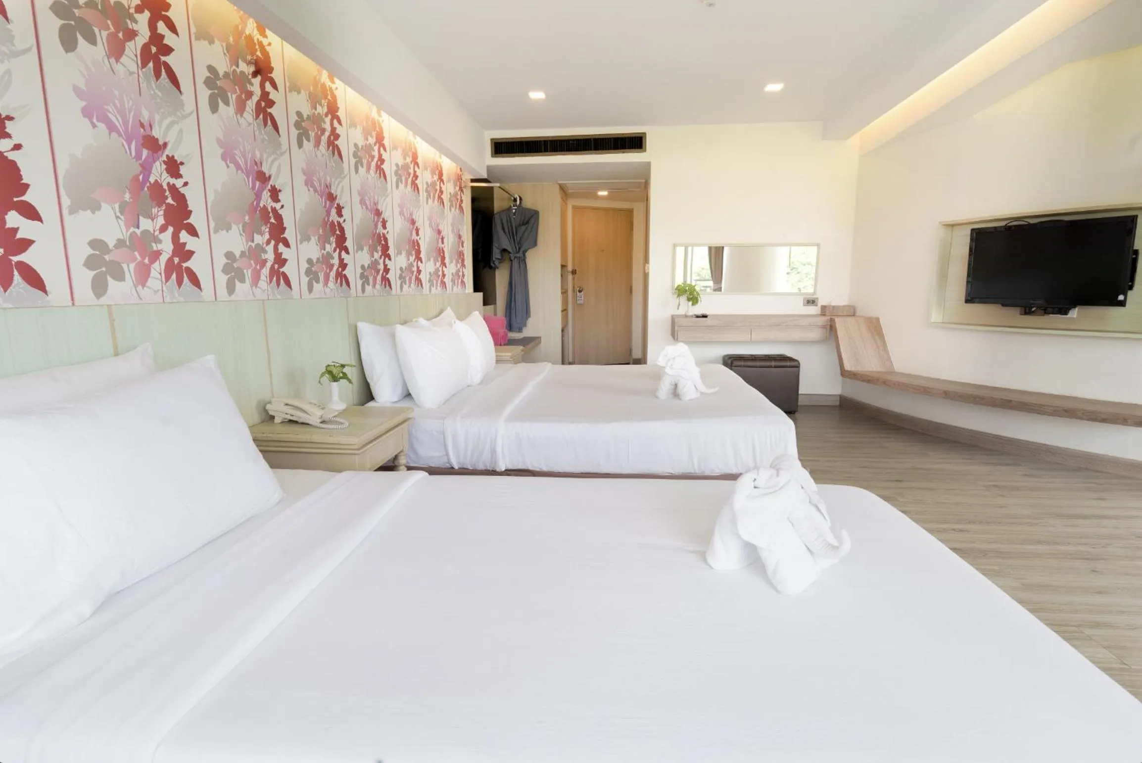 Bed in MATCHA SAMUI RESORT formerly Chaba Samui Resort