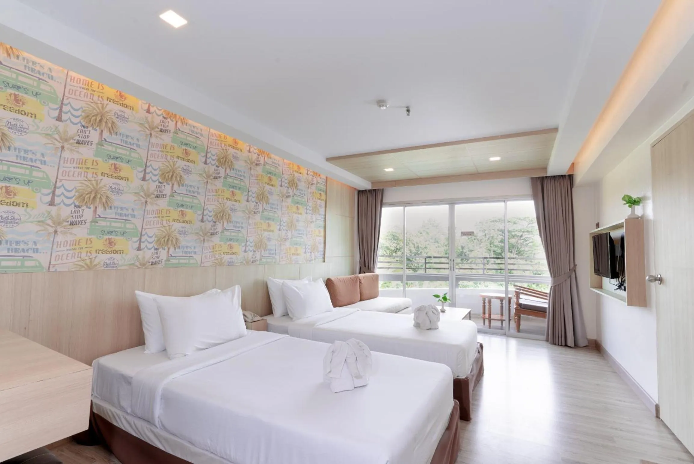 Bed in MATCHA SAMUI RESORT formerly Chaba Samui Resort