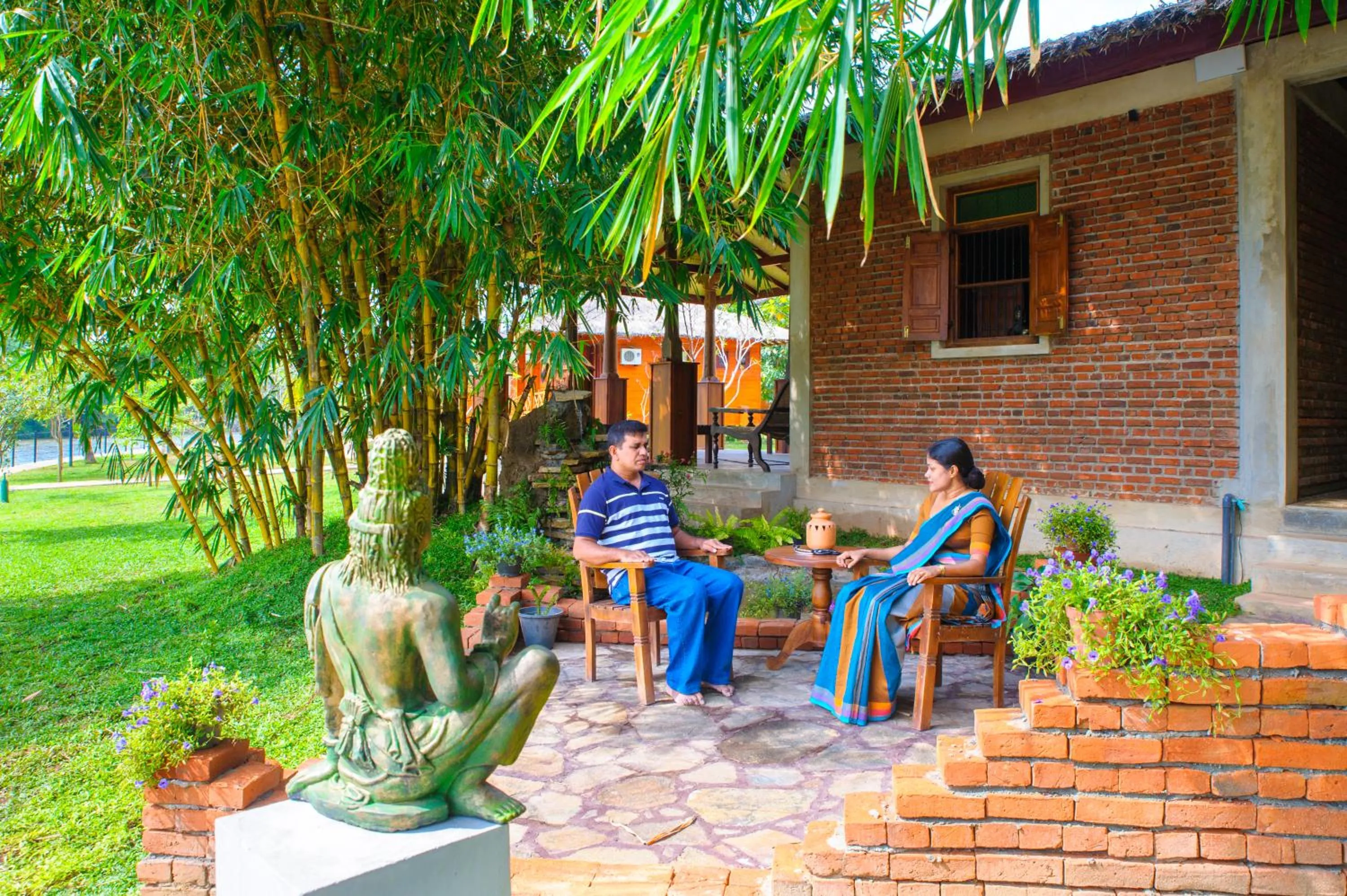 Patio in Karunakarala Ayurveda Resort