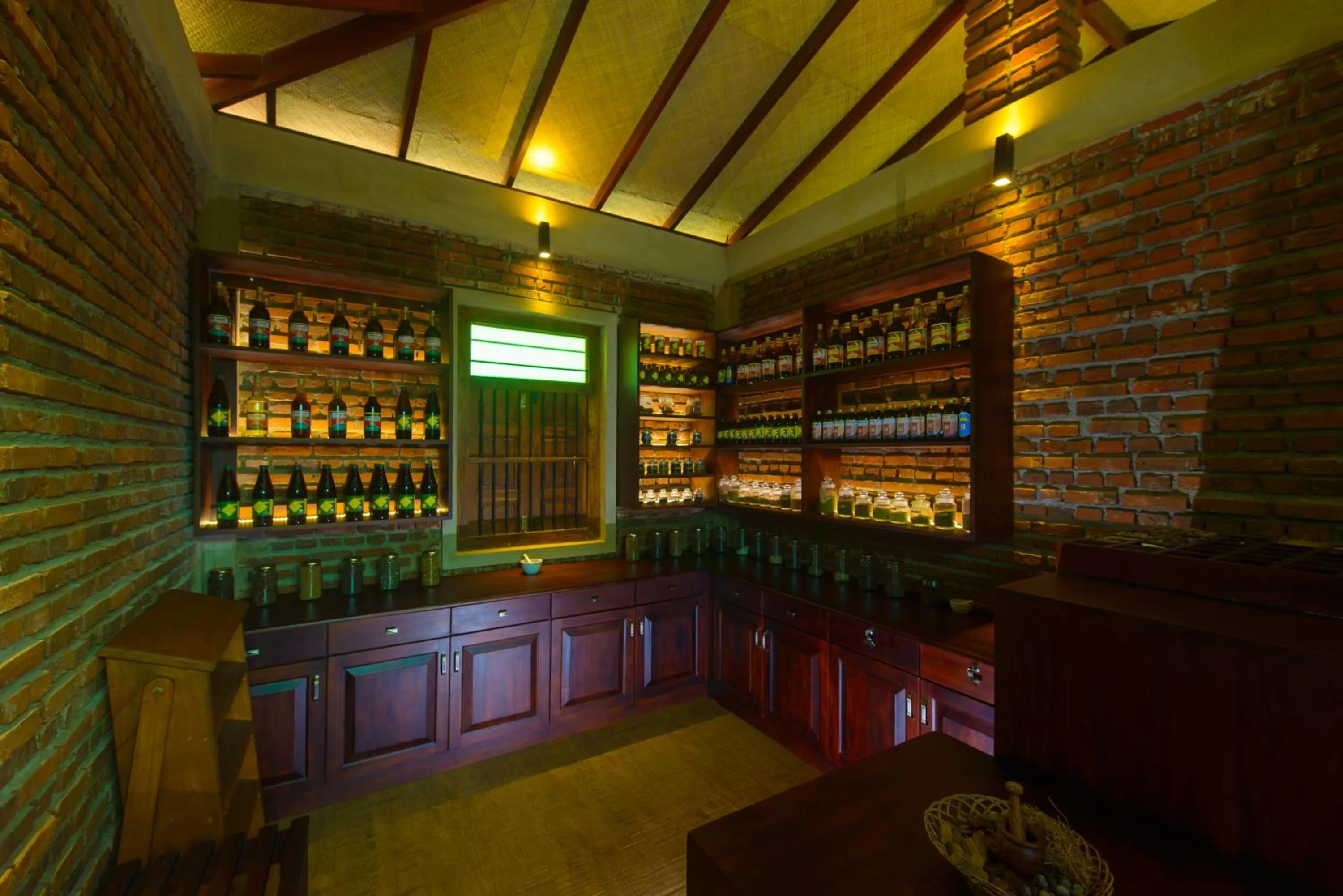 Lounge or bar in Karunakarala Ayurveda Resort