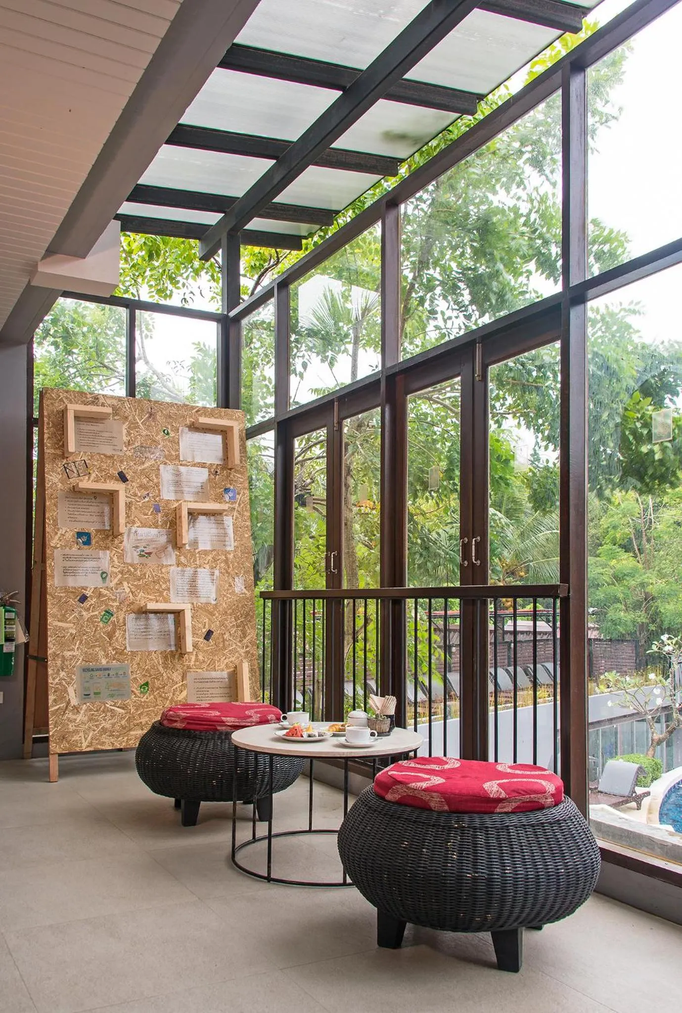 Decorative detail in Red Ginger Chic Resort