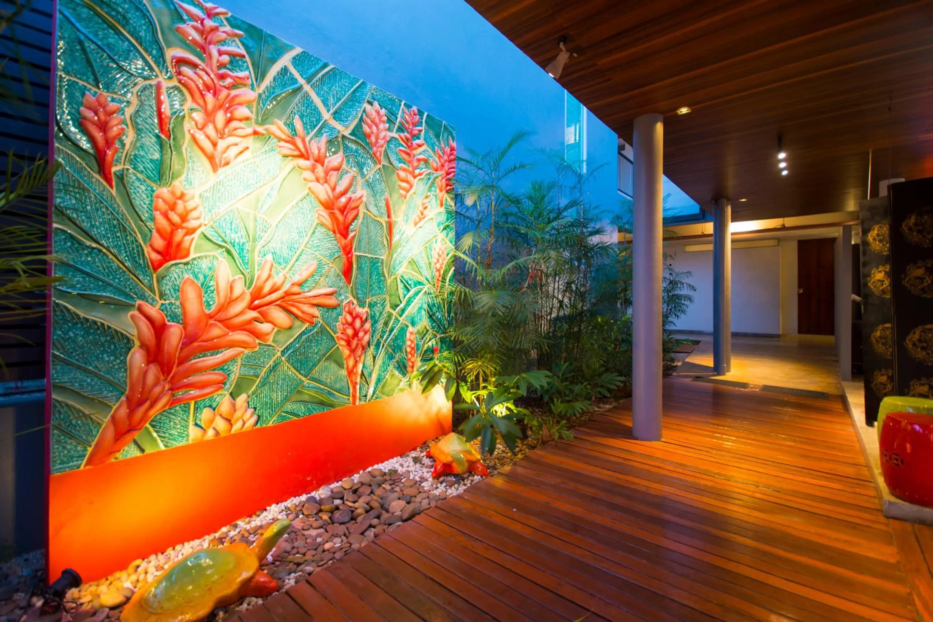 Decorative detail in Red Ginger Chic Resort