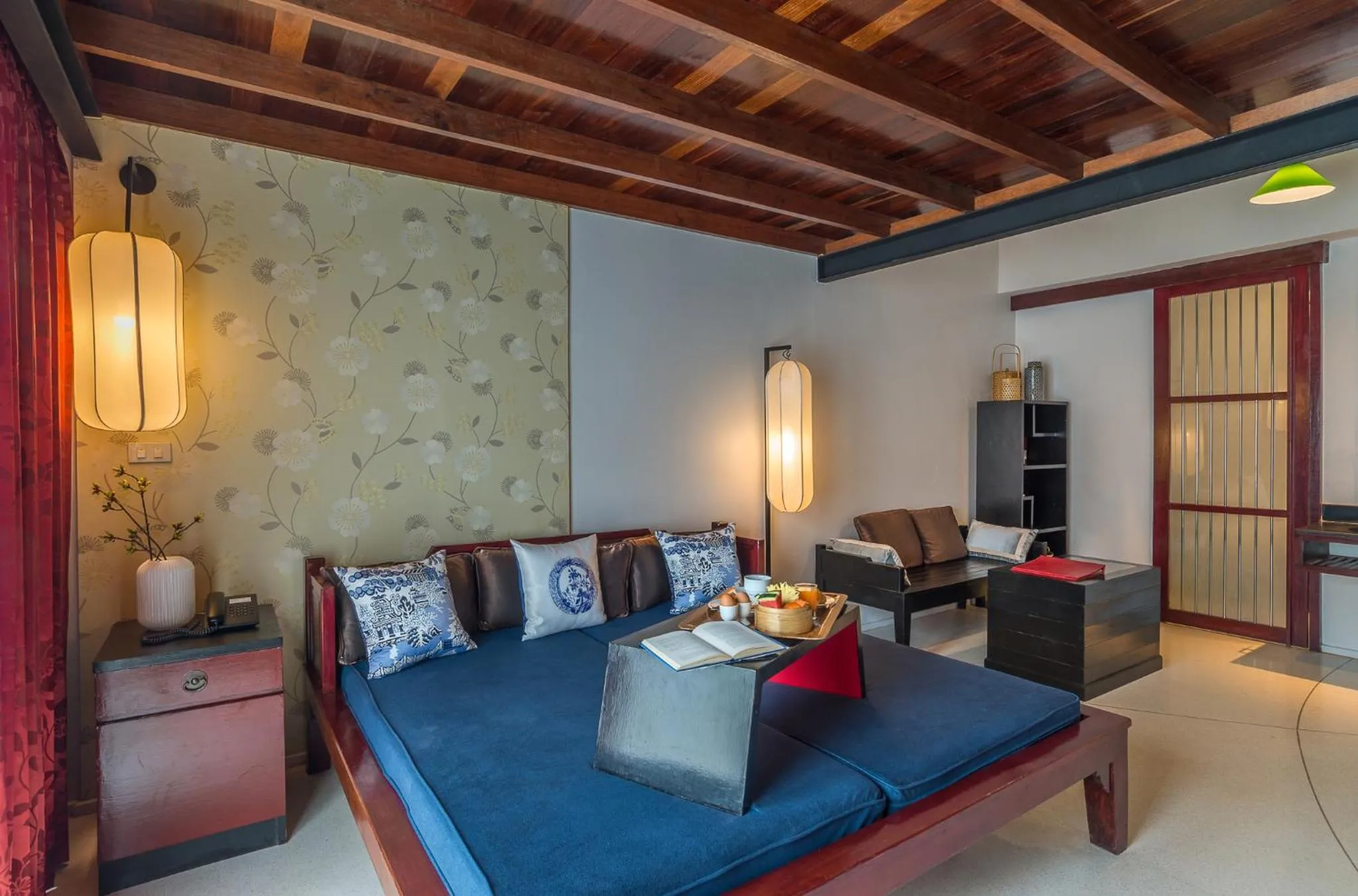 Seating area in Red Ginger Chic Resort