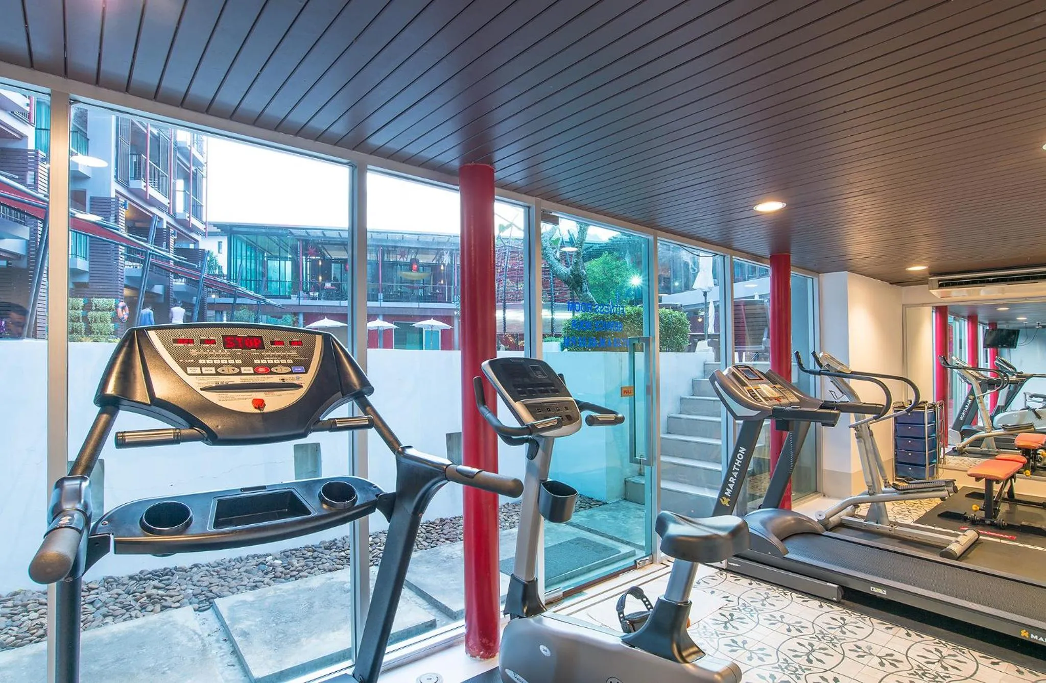 Fitness centre/facilities in Red Ginger Chic Resort