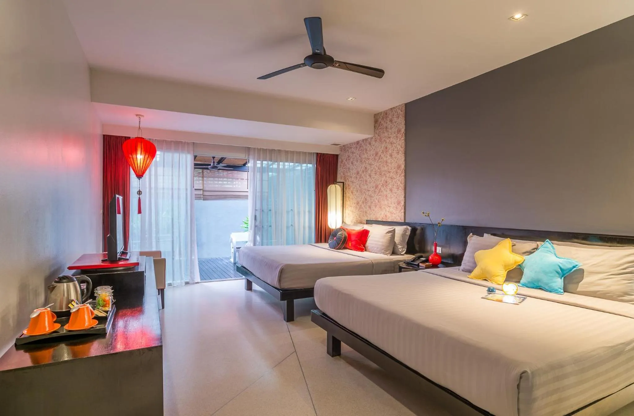 Photo of the whole room, Bed in Red Ginger Chic Resort